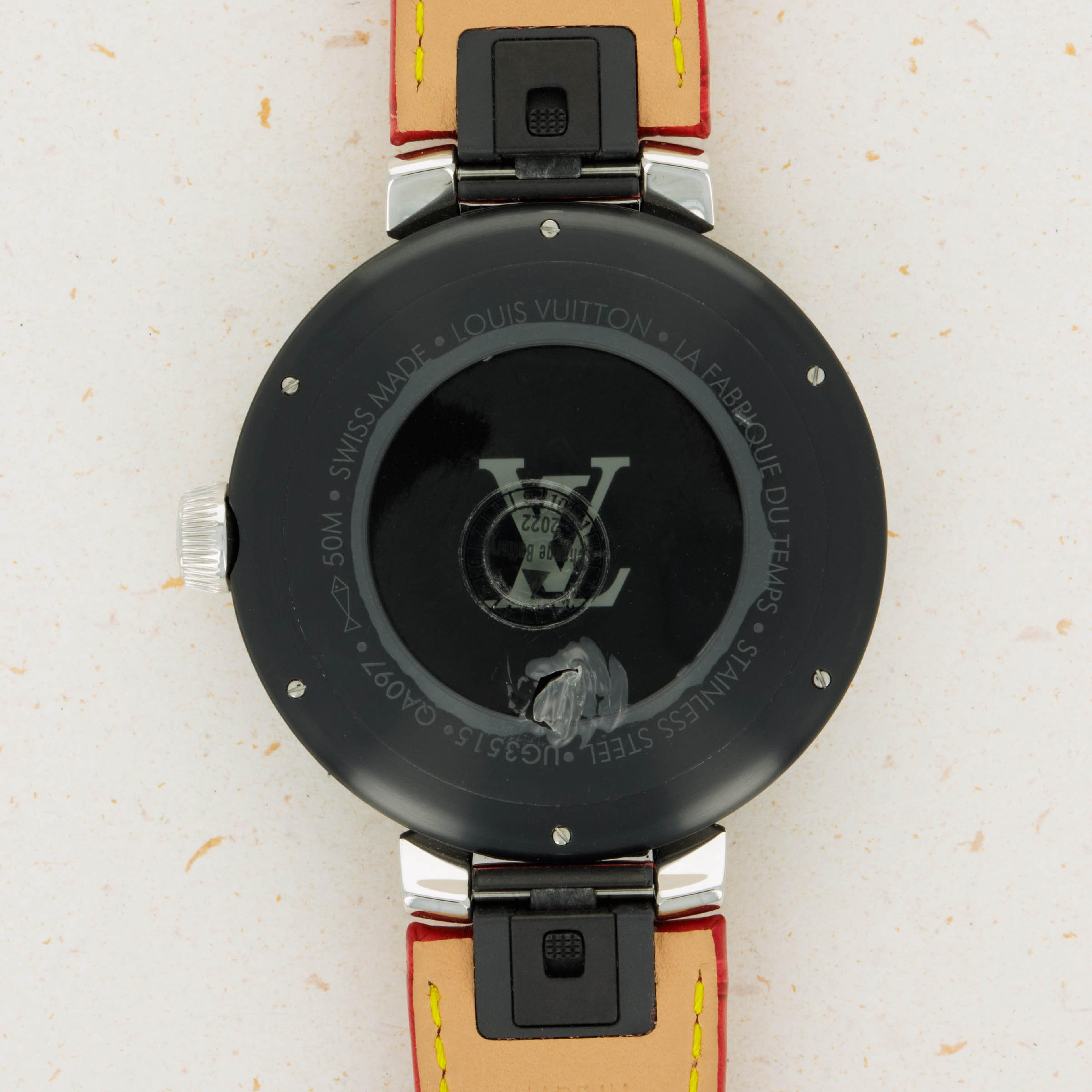 Tropical Watch - Louis Vuitton Tambour Moon Dual Time GMT QA097 Quartz