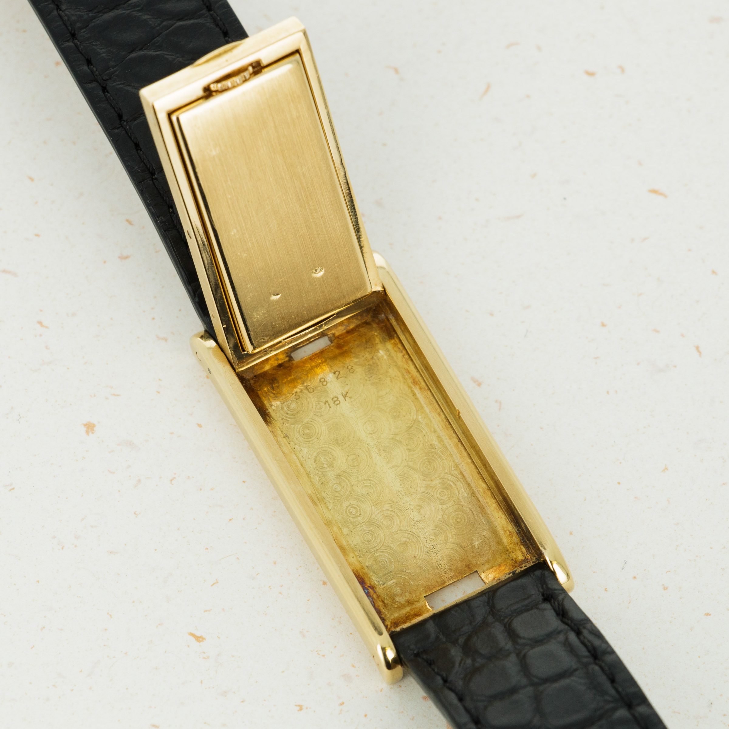 Cartier Tank Basculante 18k Yellow Gold Mechanical Wind | Auctions