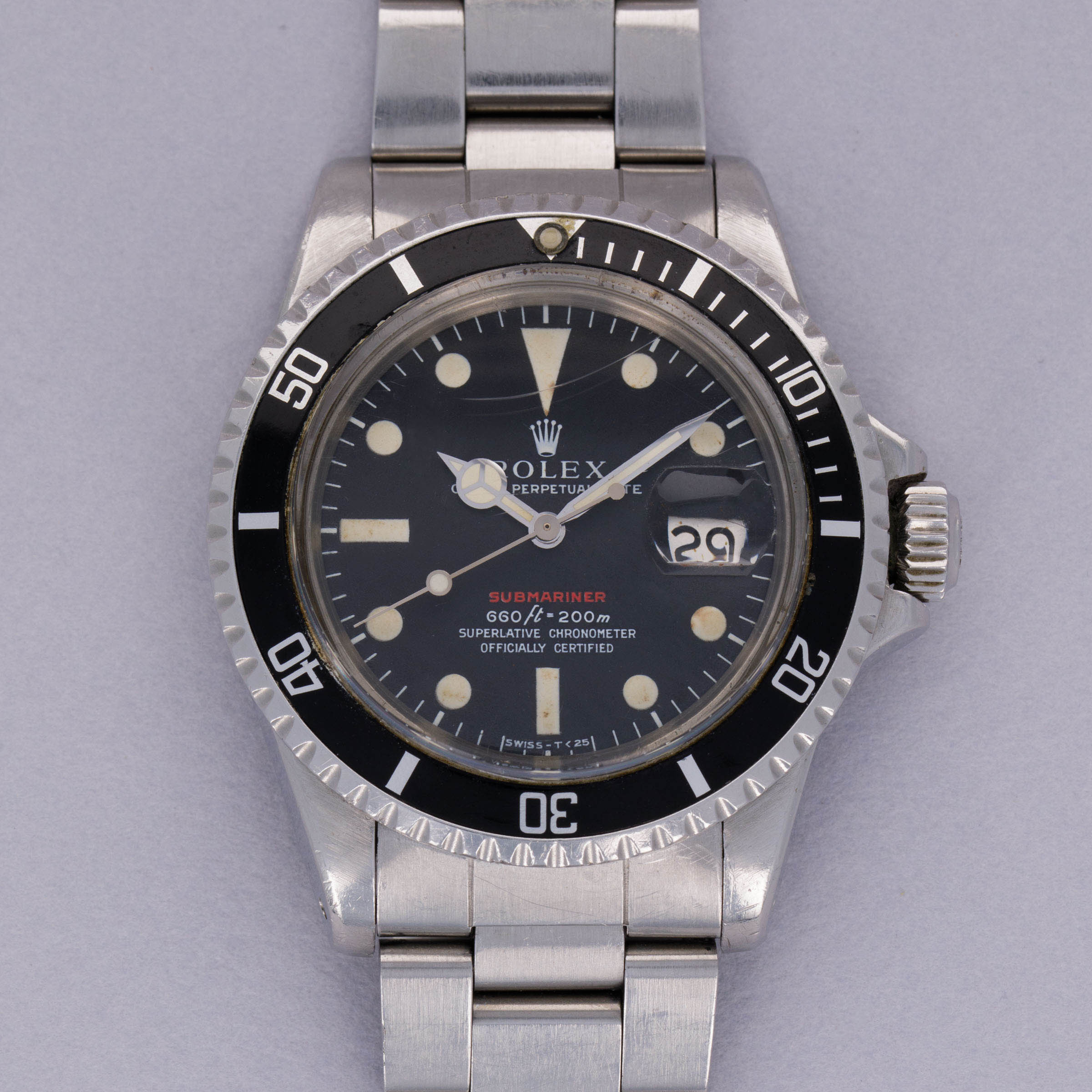 Rolex Submariner 1680 Red Mk IV Dial Box and Papers | Auctions | Loupe This