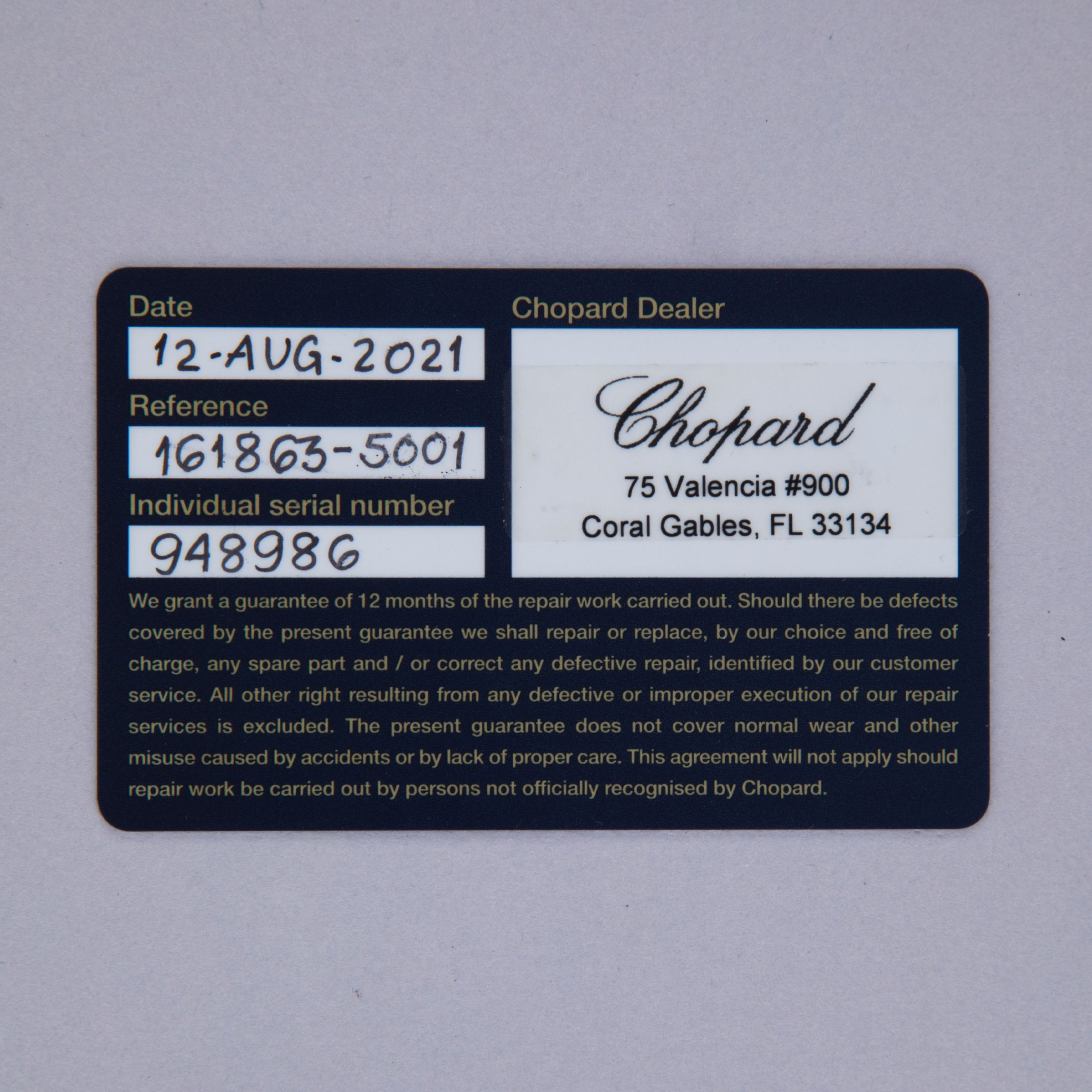 Chopard L.U.C Quattro 16/1863 Limited Edition 18k RG Box and