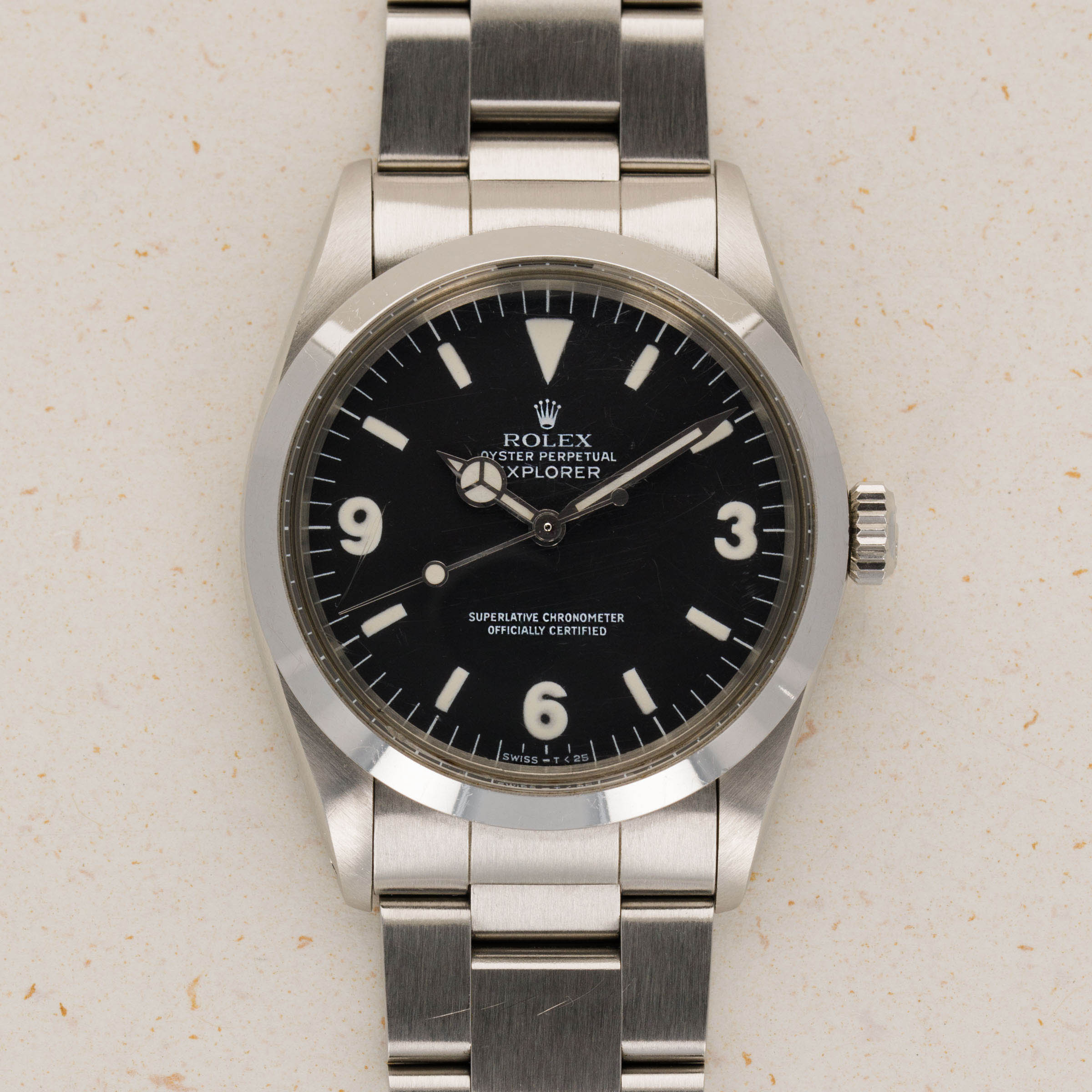 Rolex Explorer I 1016 L Serial Auctions Loupe This