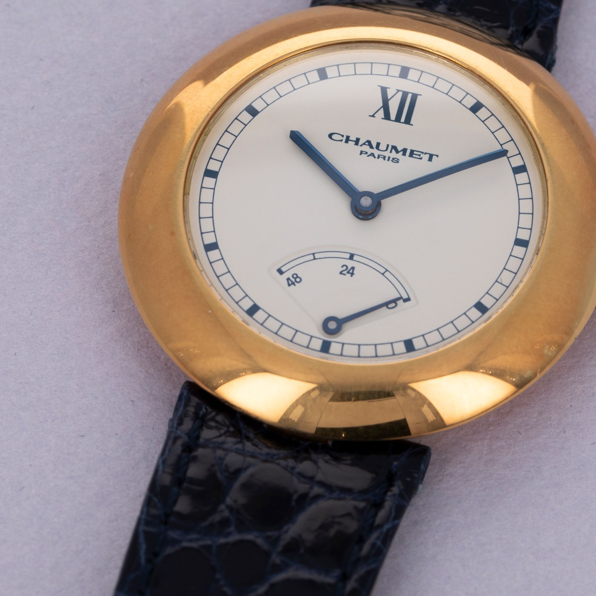 Chaumet Power Reserve 12A 18k YG | Auctions | Loupe This