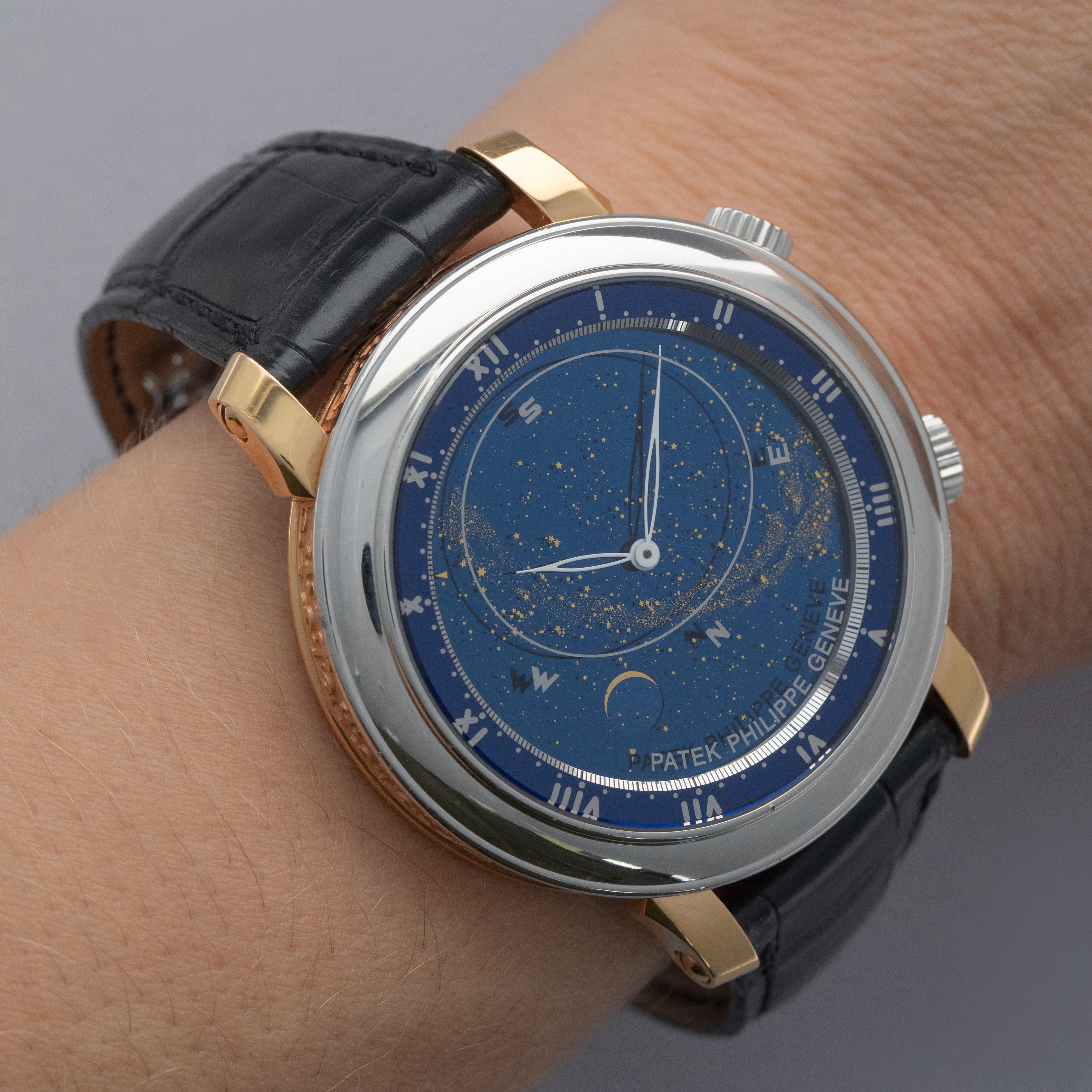 Patek Philippe Celestial 5102PR Platinum and Rose Gold | Auctions