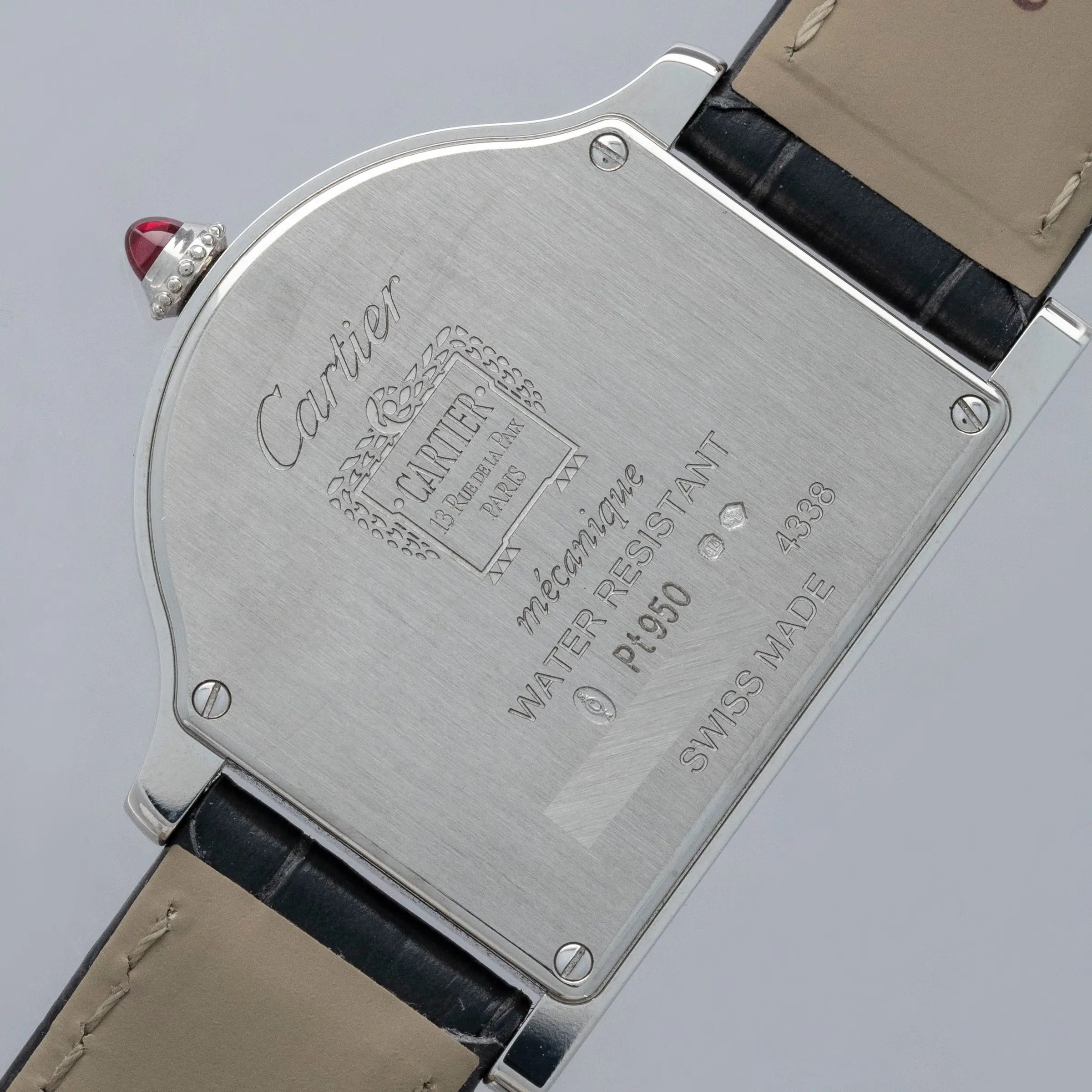 Cartier Cloche WHCC0009 13 Rue de la Paix Salmon Dial LE Platinum
