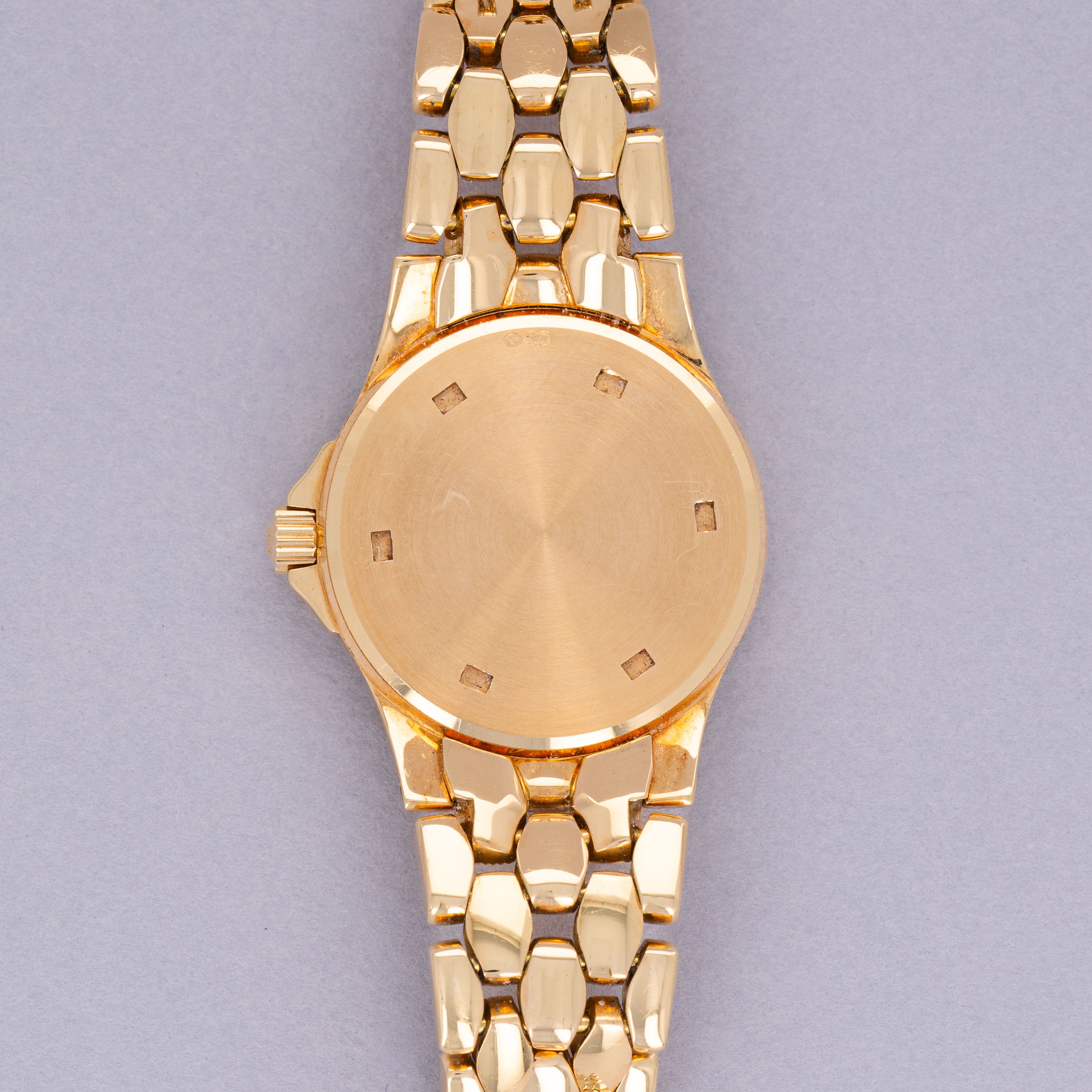 Patek Philippe Neptune 4881/1J Quartz Black Diamond Dial 18k YG