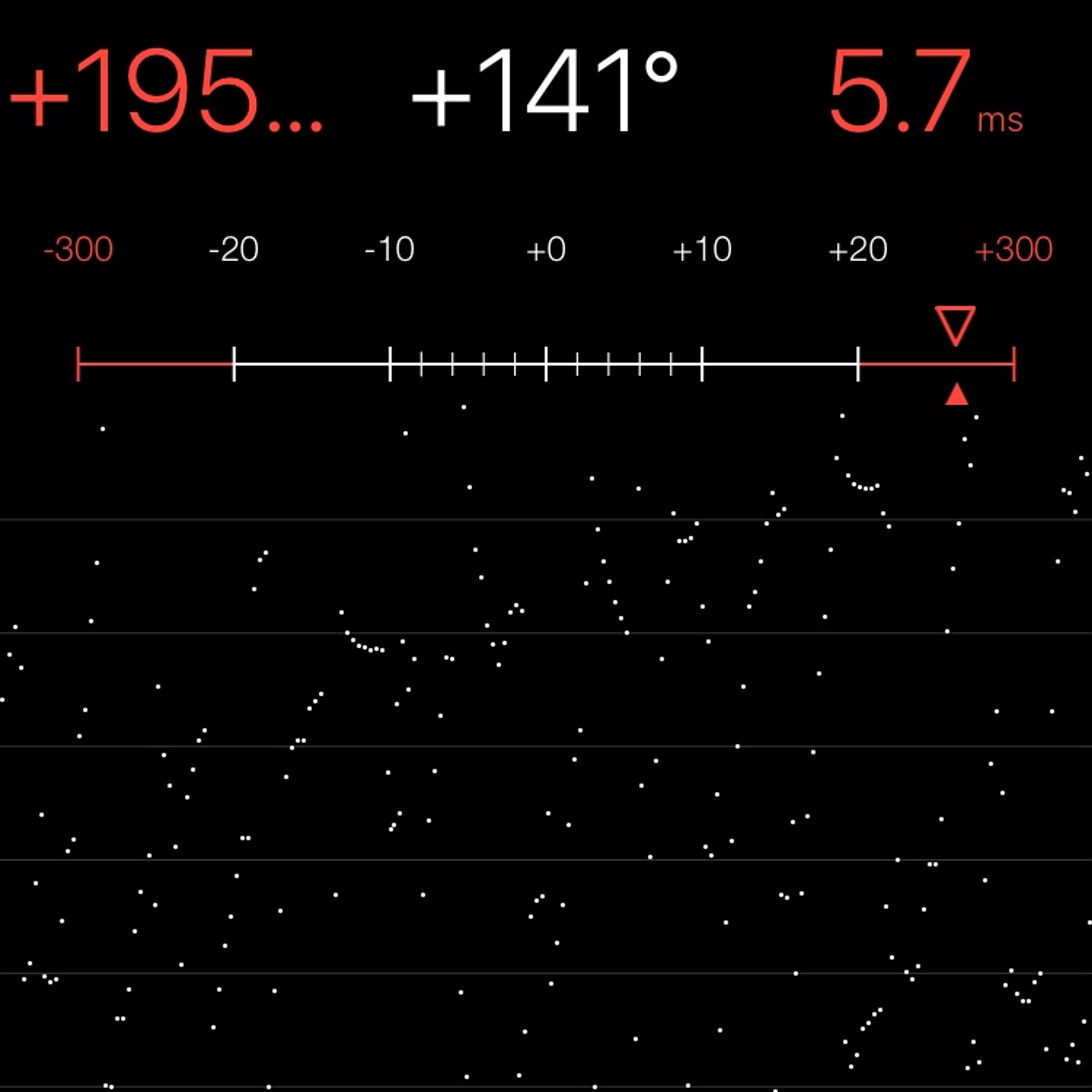 TIMING MACHINE READOUT