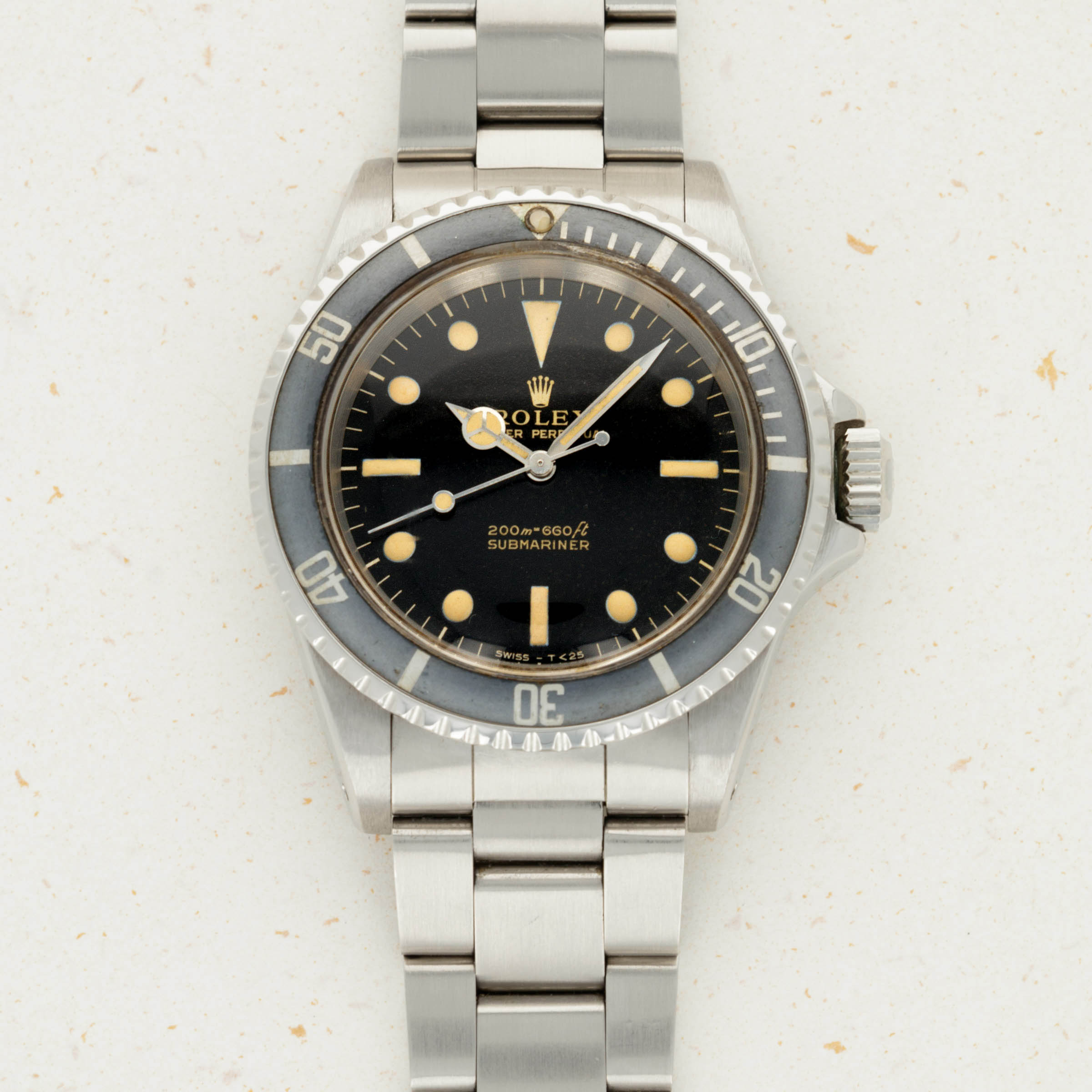 Rolex Submariner 5513 Gilt Dial Auctions Loupe This