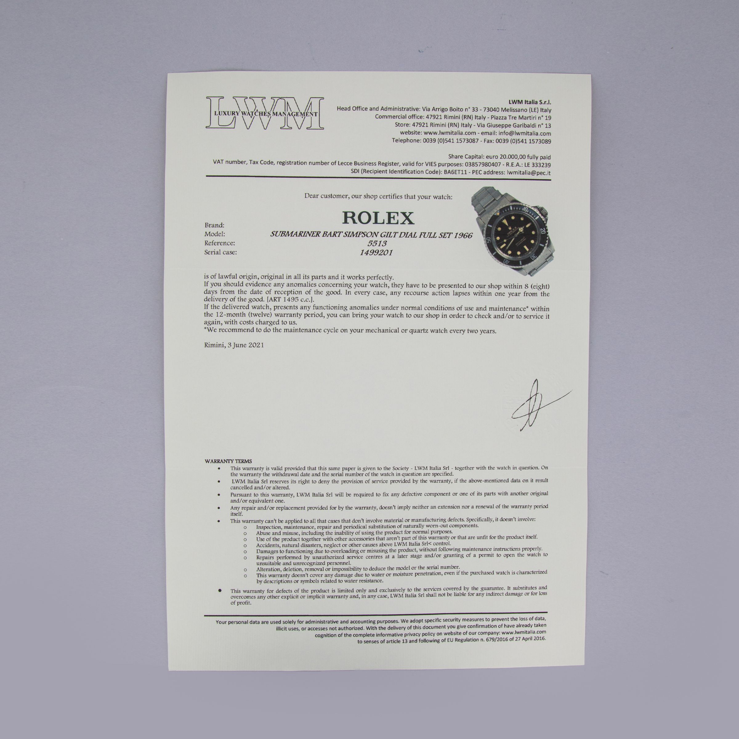 サオリ様　オーダーページ Rolex Submariner 5513 Bart Simpson Gilt Dial | Auctions | Loupe This