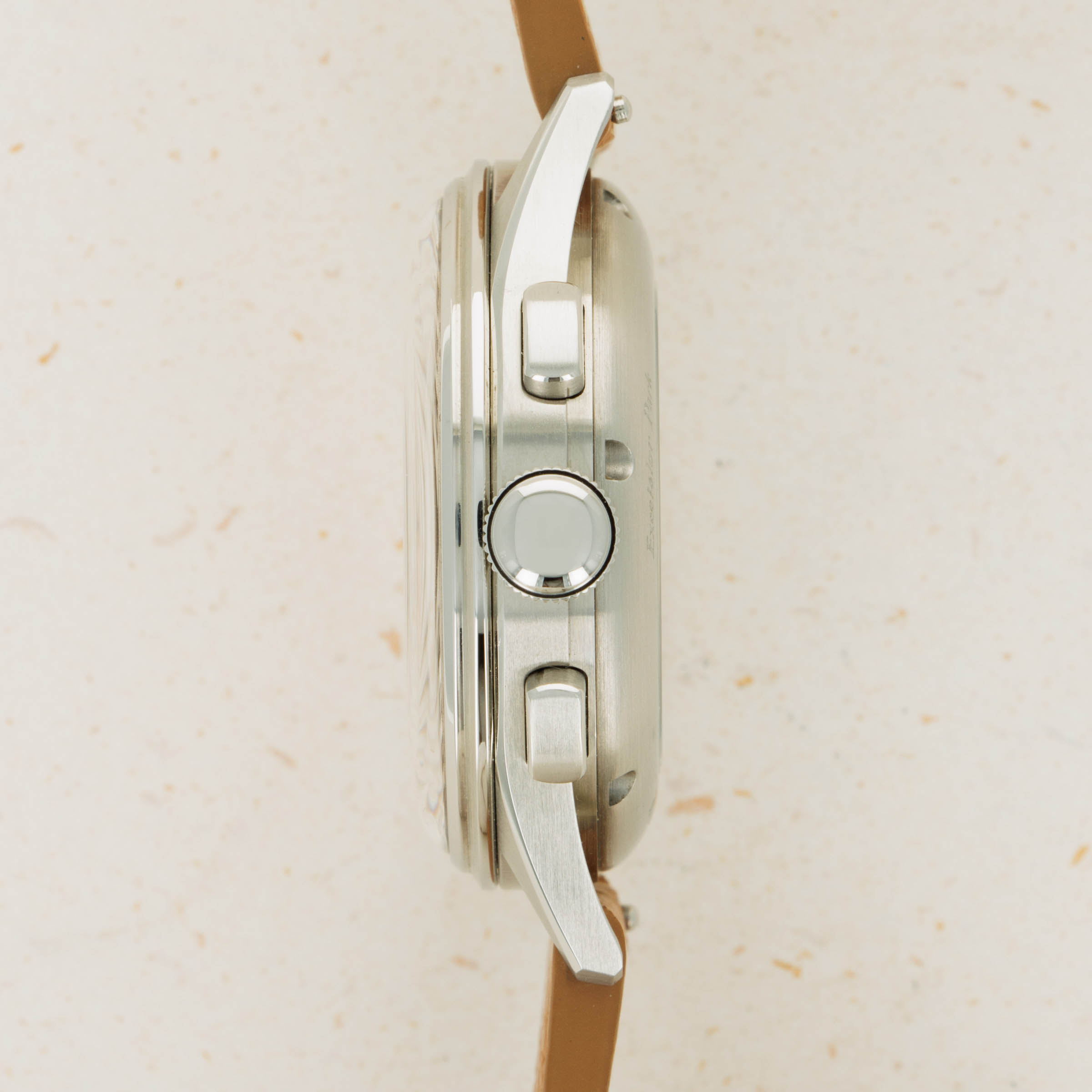 Excelsior Park x Perpetuel Salmon Dial Chronograph EP95004