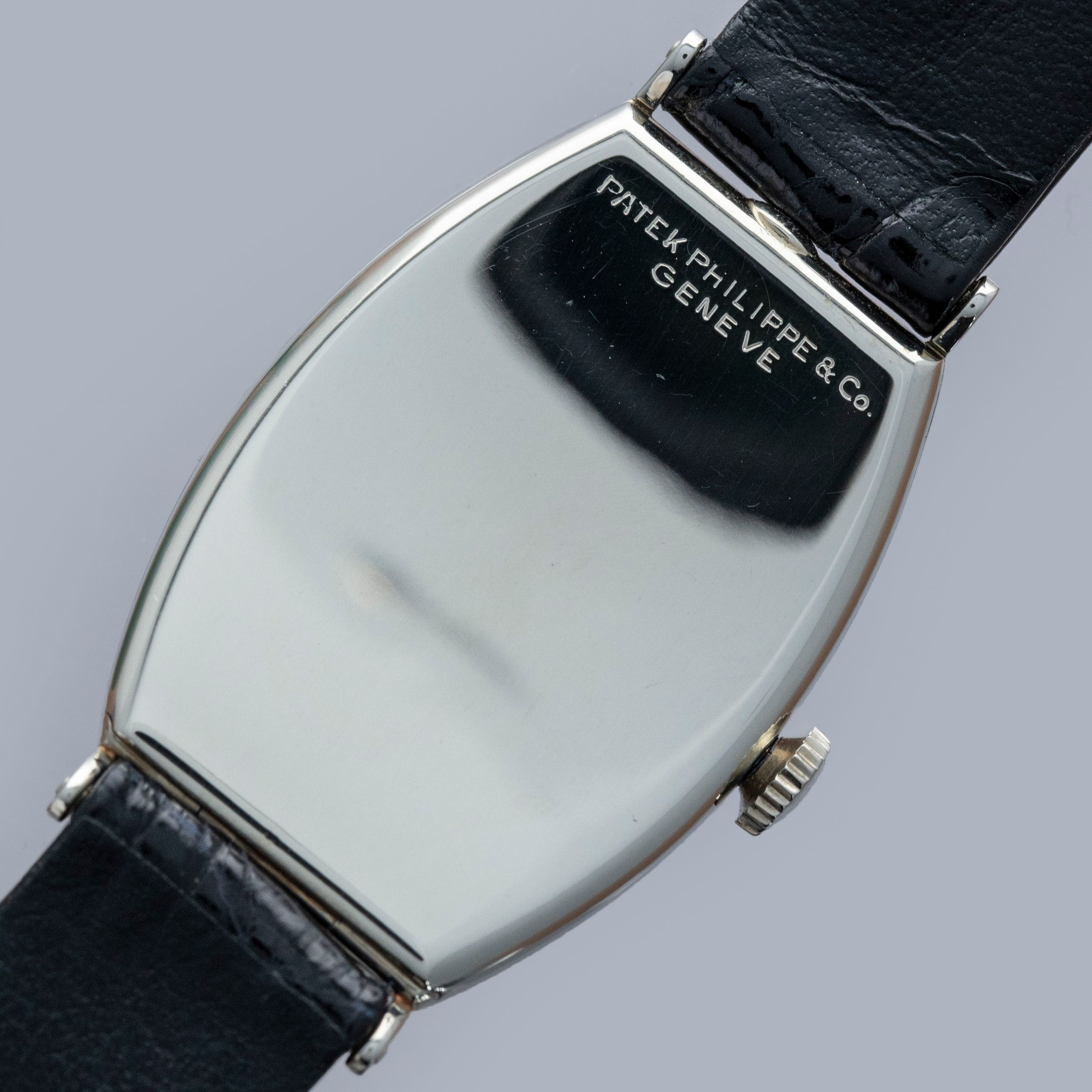 Patek Philippe Tonneau Shaped Sector Dial 18k WG | Auctions Patek Philippe Tonneau Shaped Sector Dial 18k WG | Auctions