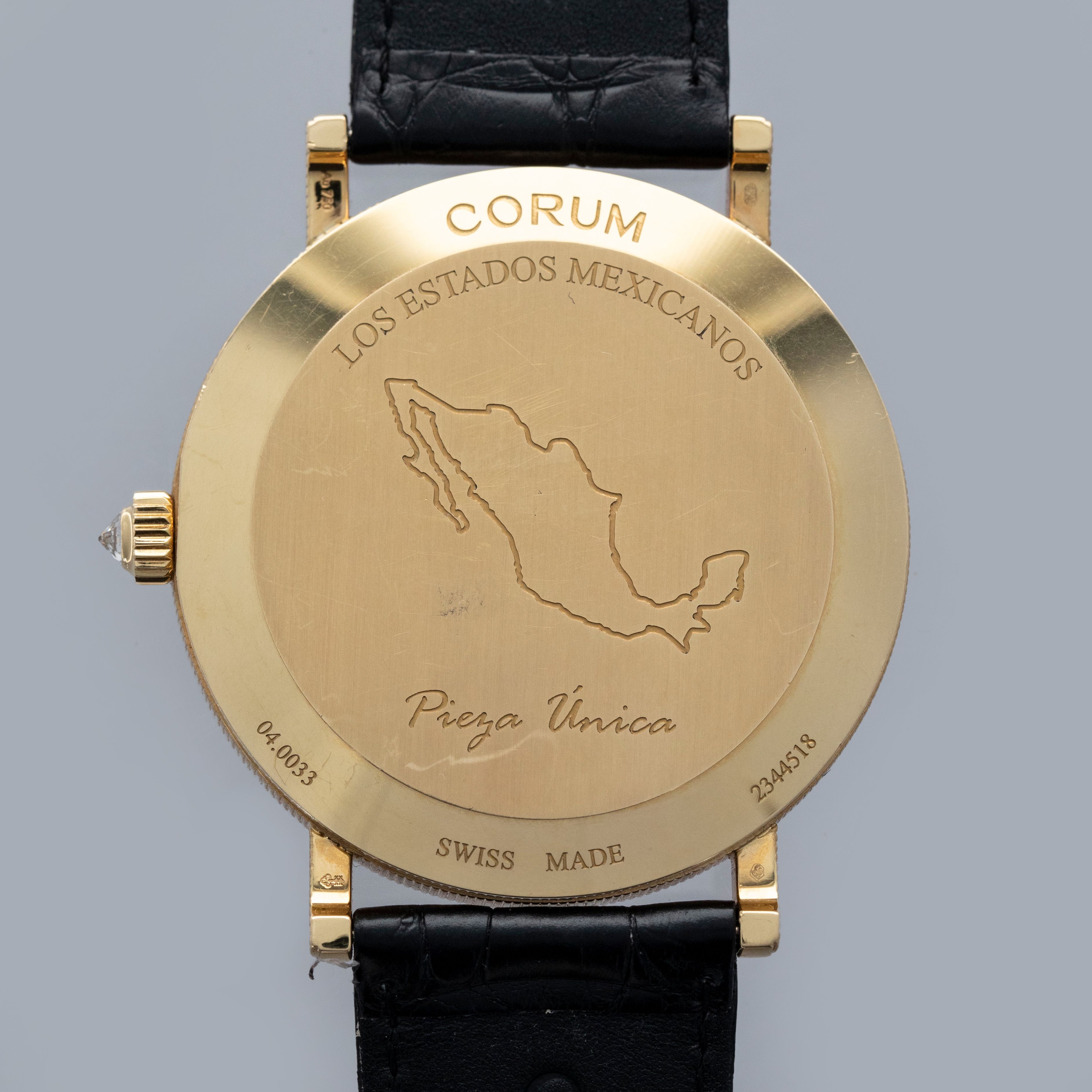 Corum Coin Watch 04.0033 Mexican States Mexico City Edition 18k YG