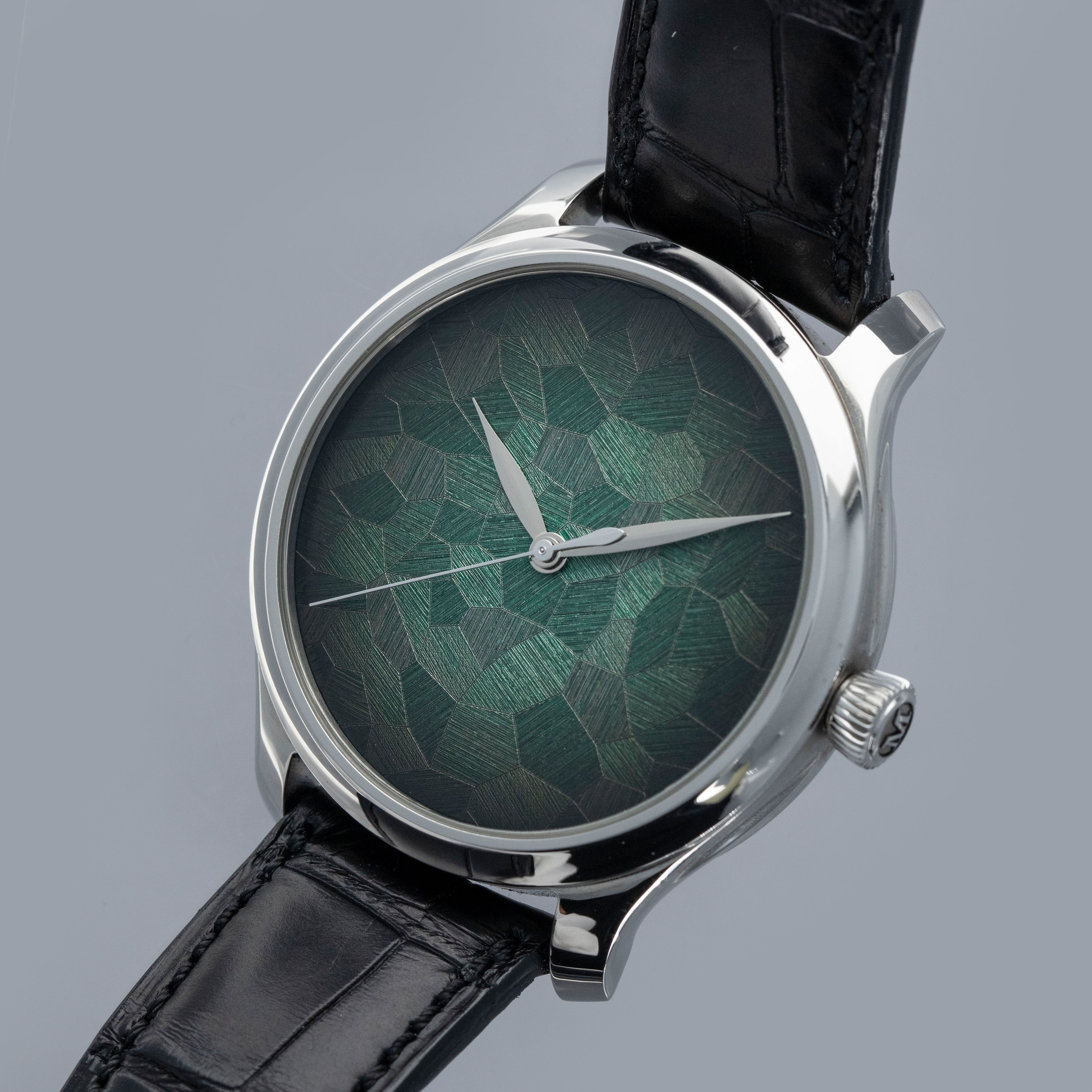 H Moser & Cie. Endeavour Center Seconds 1200-1221 Mosaic Green