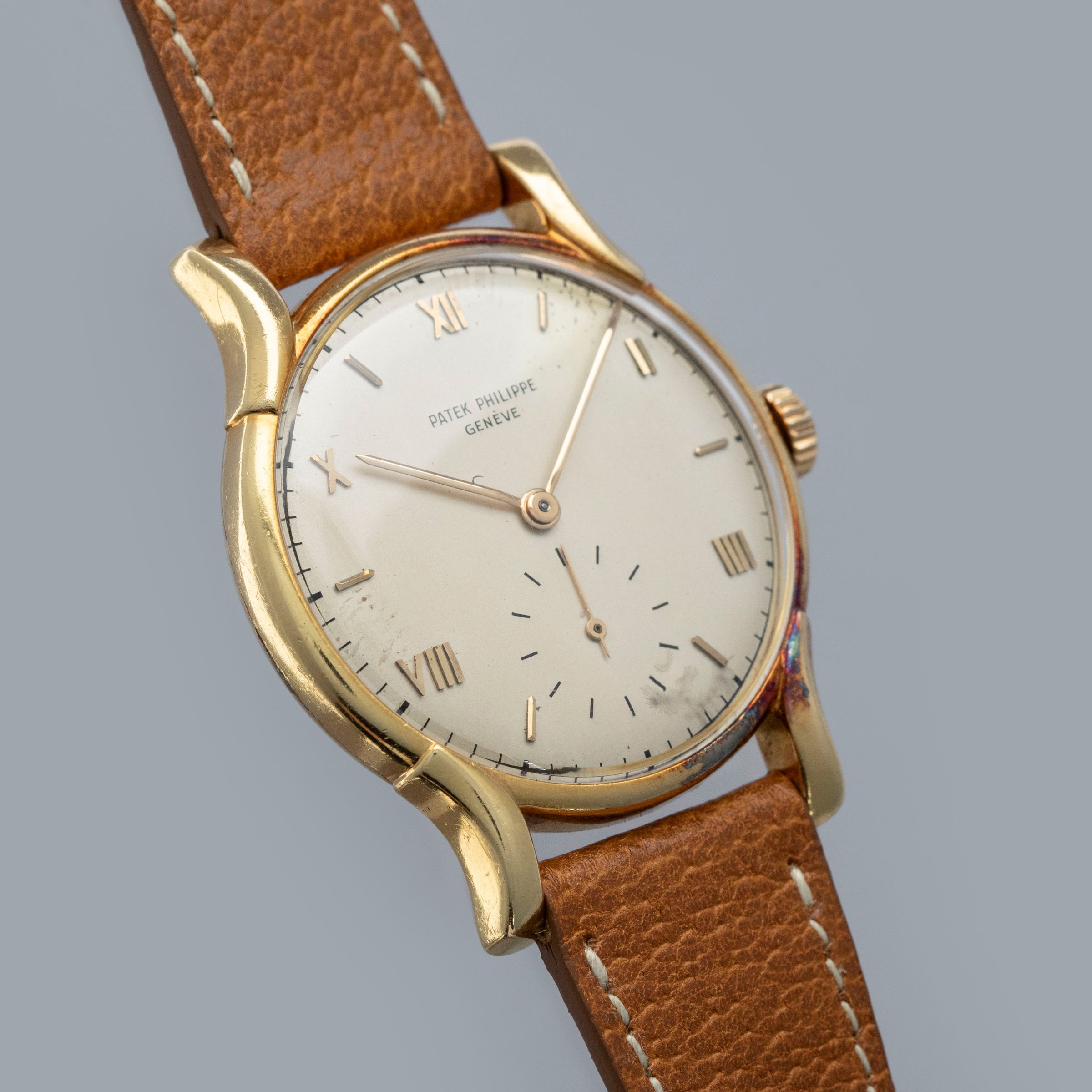 Patek Philippe Calatrava 1596J 18k YG with Original Papers