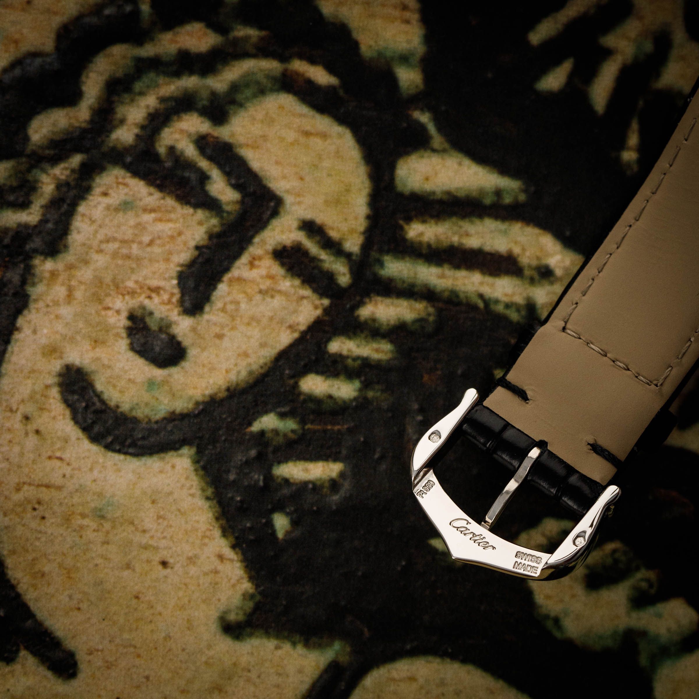 CARTIER TANK CINTREE EXTRA PLAT WGTA0193 LIMITED EDITION