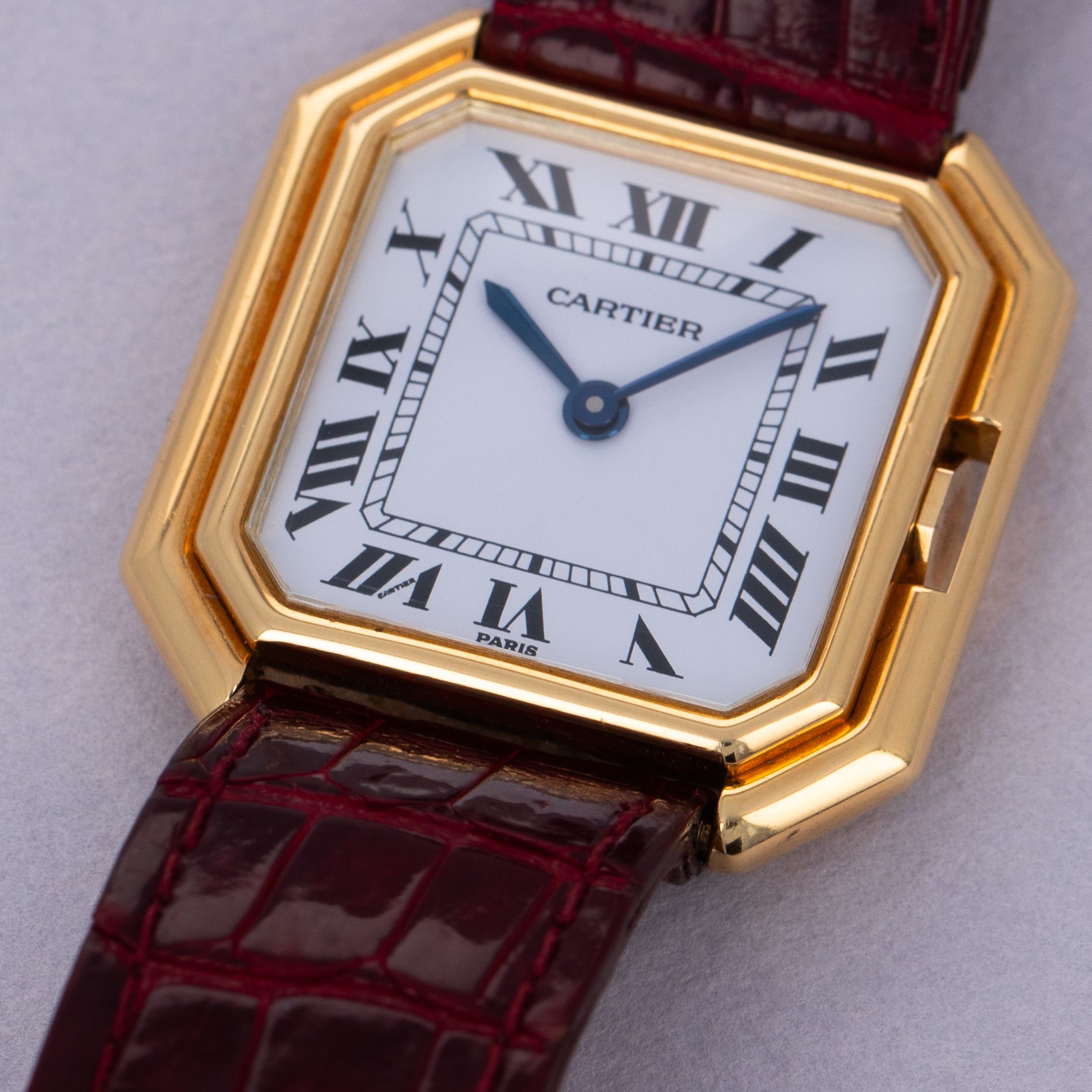 Cartier Tank Ceinture 78099 Paris Dial 18k YG | Auctions | Loupe This