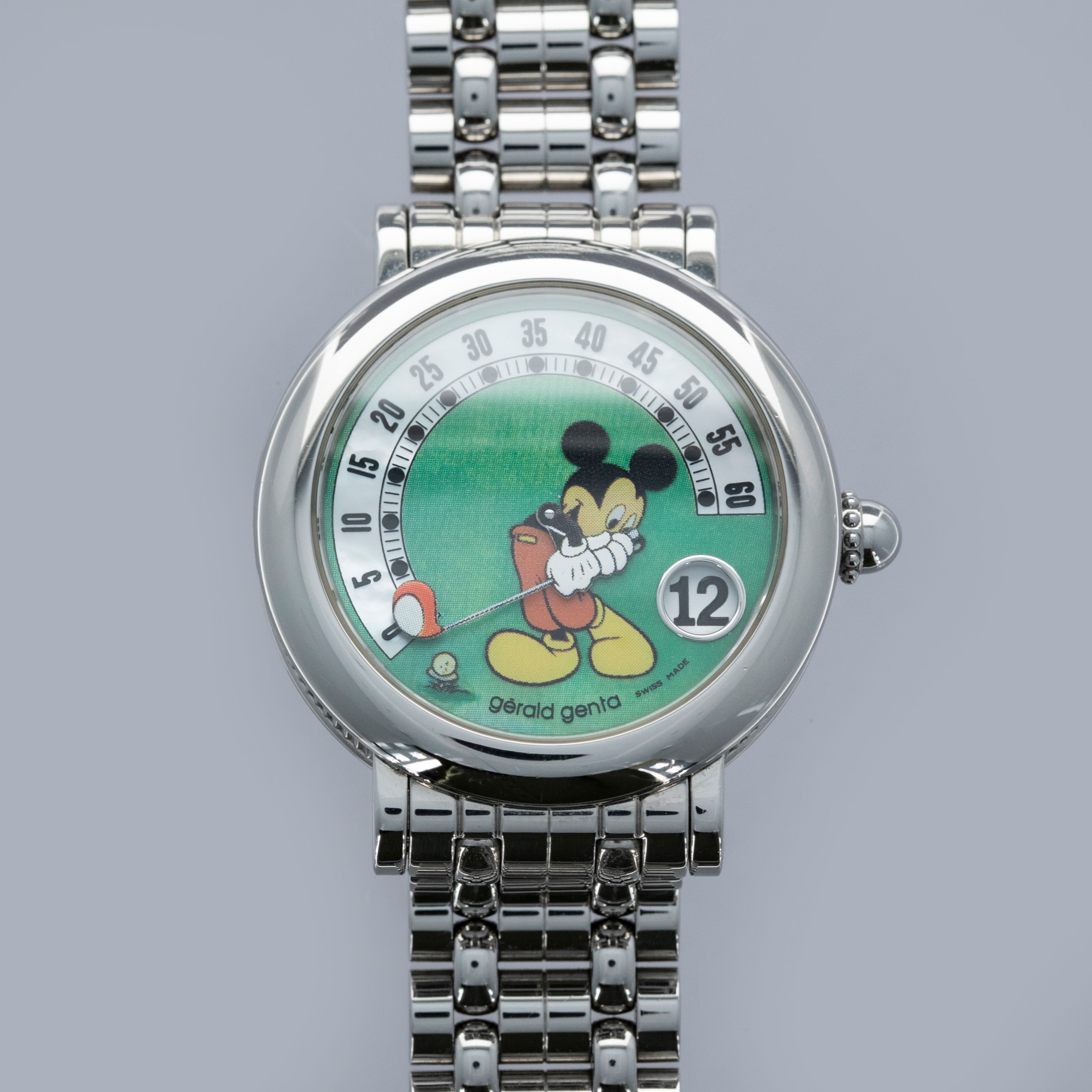 Gerald Genta Mickey Mouse Golf Retro Fantasy Golf G3612 with