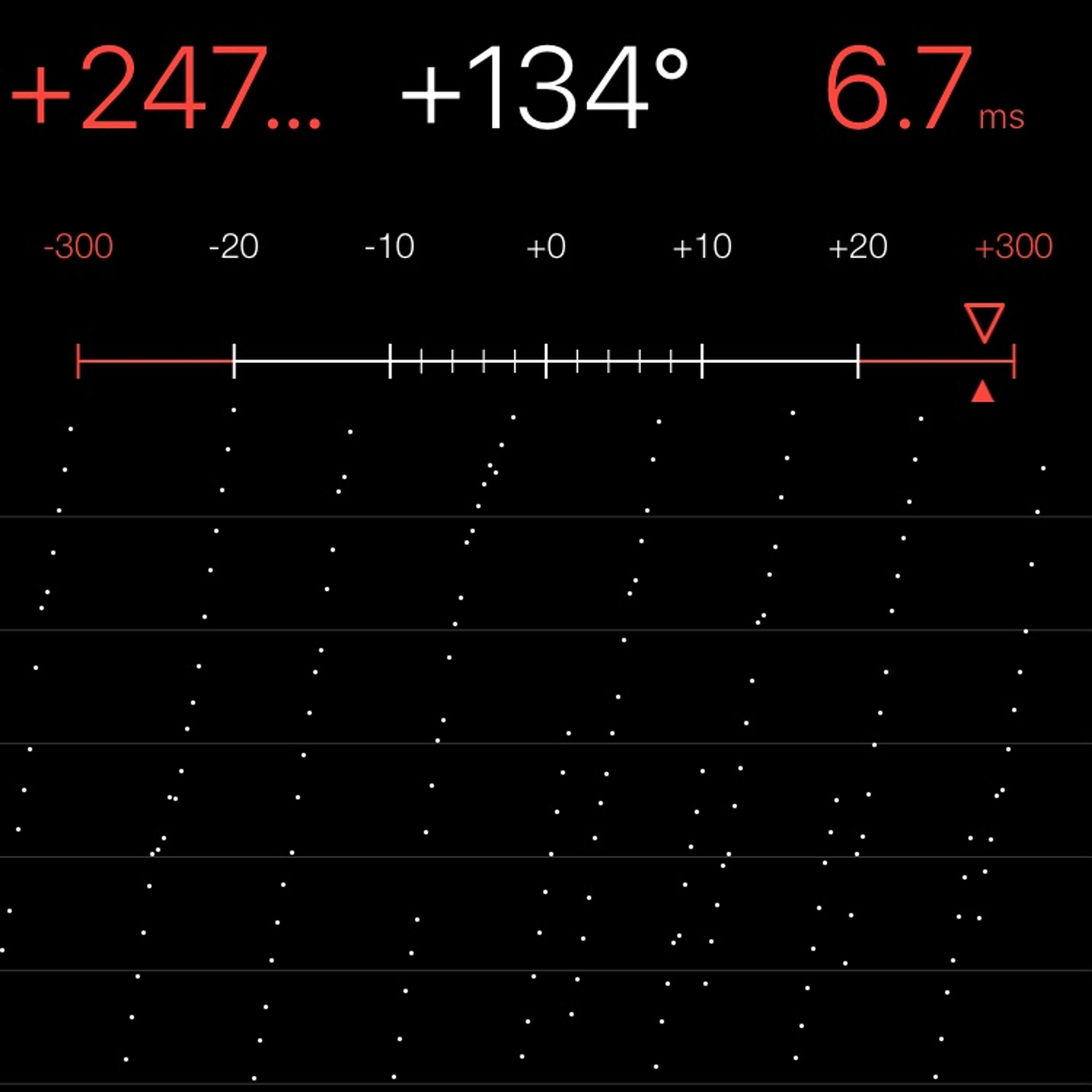 TIMING MACHINE READOUT