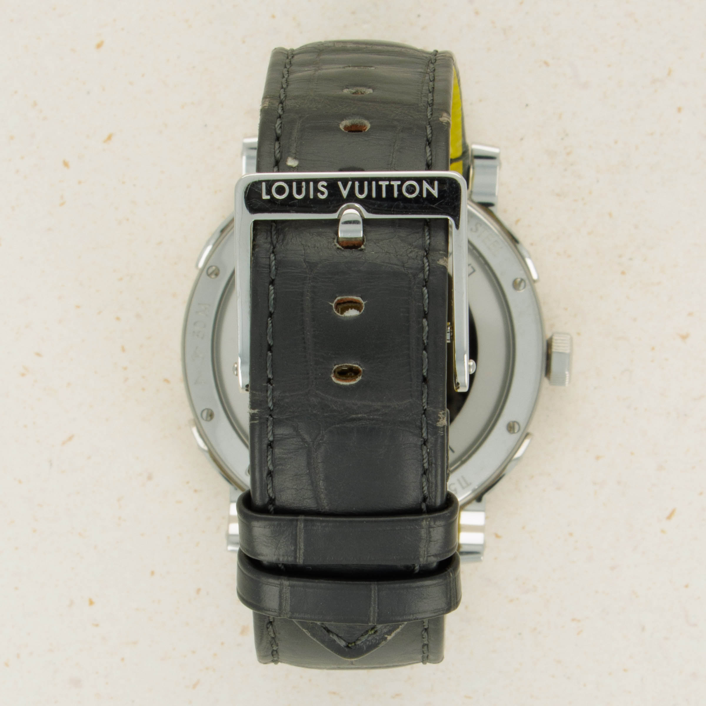 Louis Vuitton Escale Time Zone Steel Q5D20 | Auctions | Loupe This
