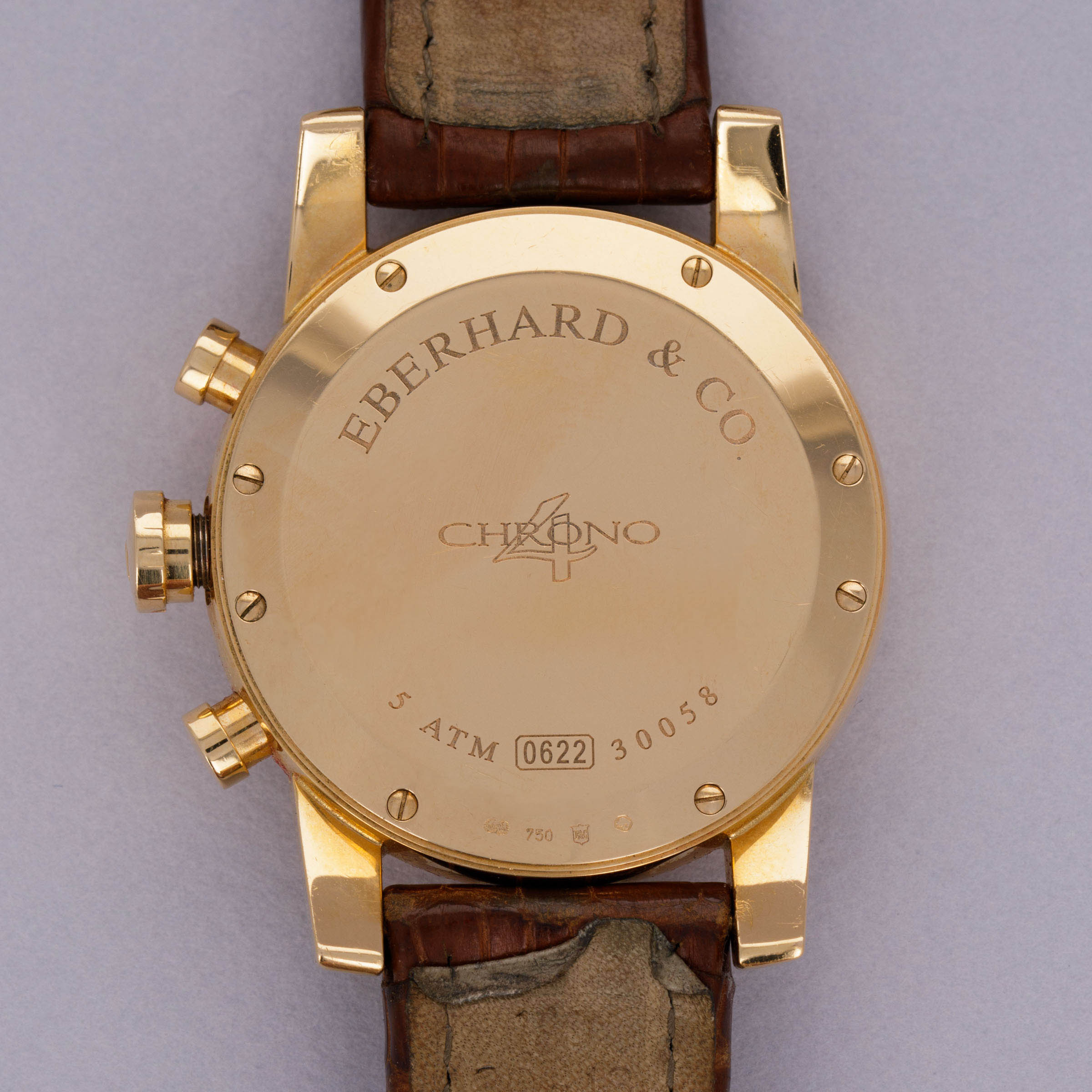 Eberhard Chrono 4 30058 18k YG | Auctions | Loupe This