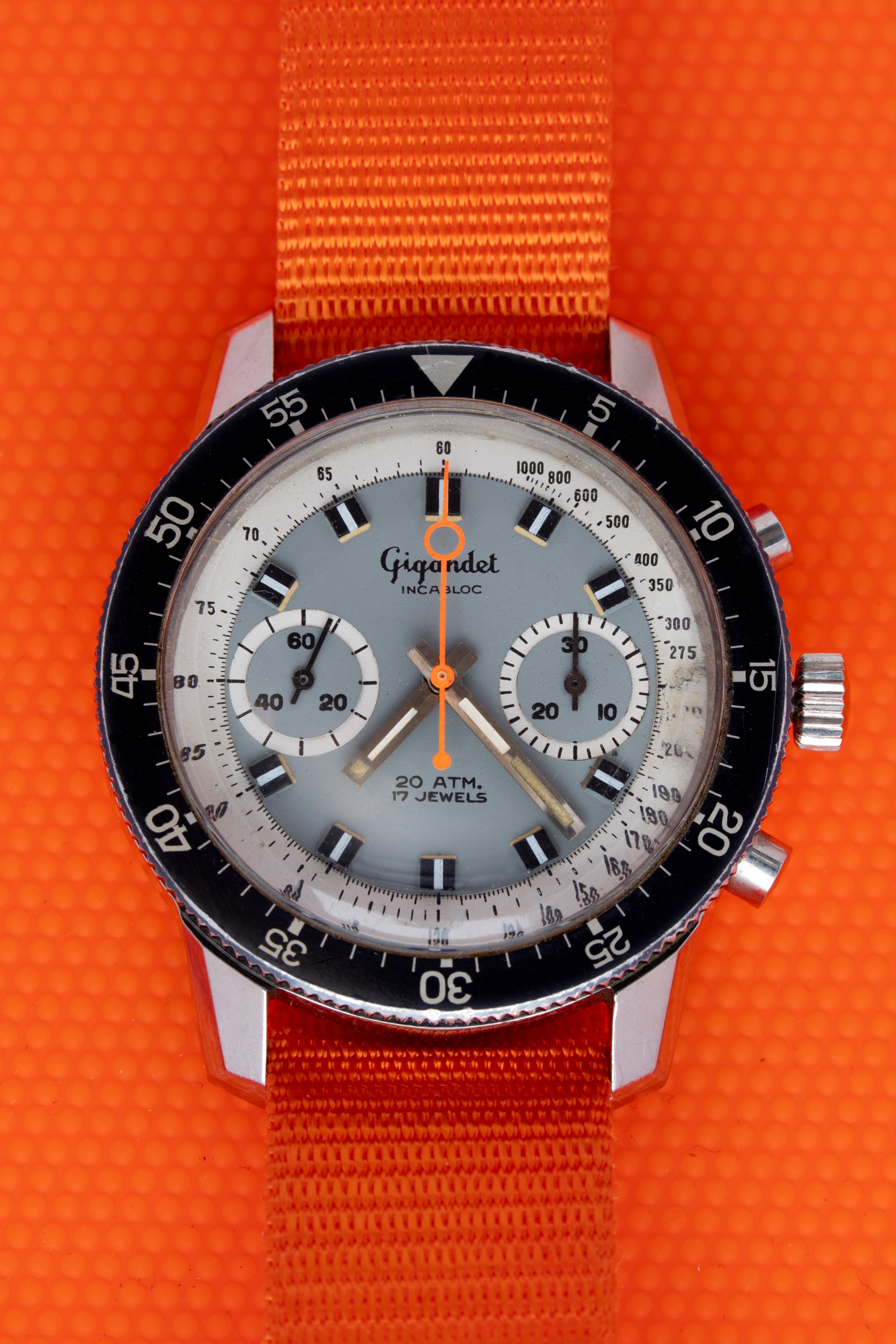 Gigandet Chronograph 1382 “Big Boy” Exotic Dial | Auctions | Loupe