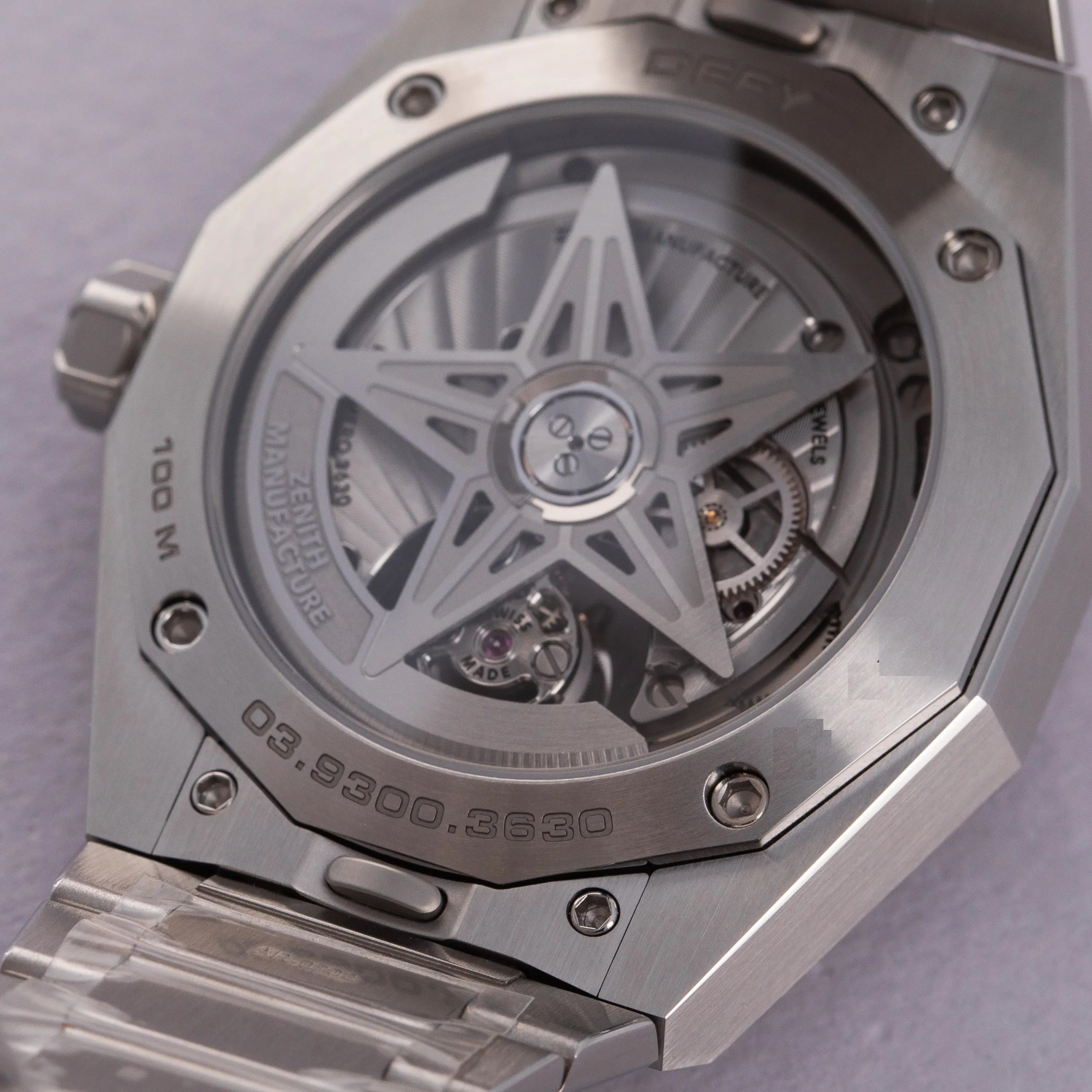 Zenith Defy Skyline Tourbillon 03.9300.3630 Blue Dial Stainless