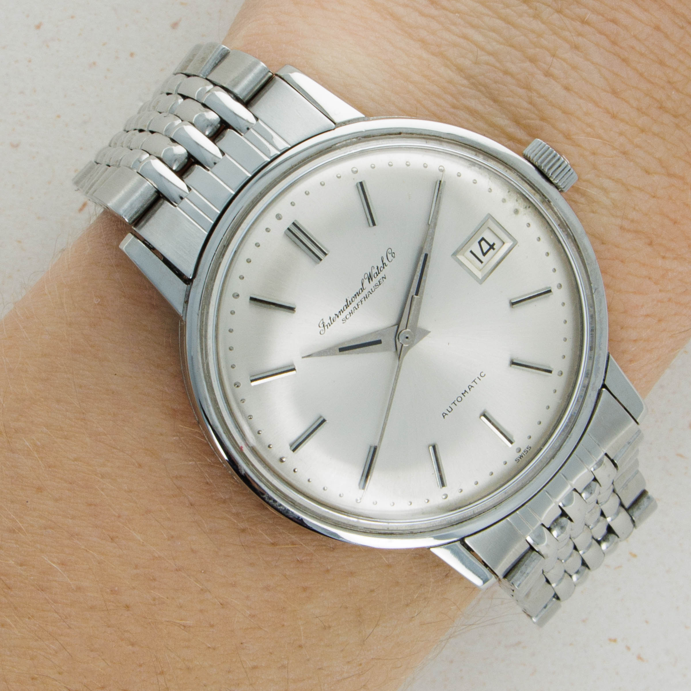 IWC 804A Stainless Steel Automatic on Bracelet Auctions Loupe This