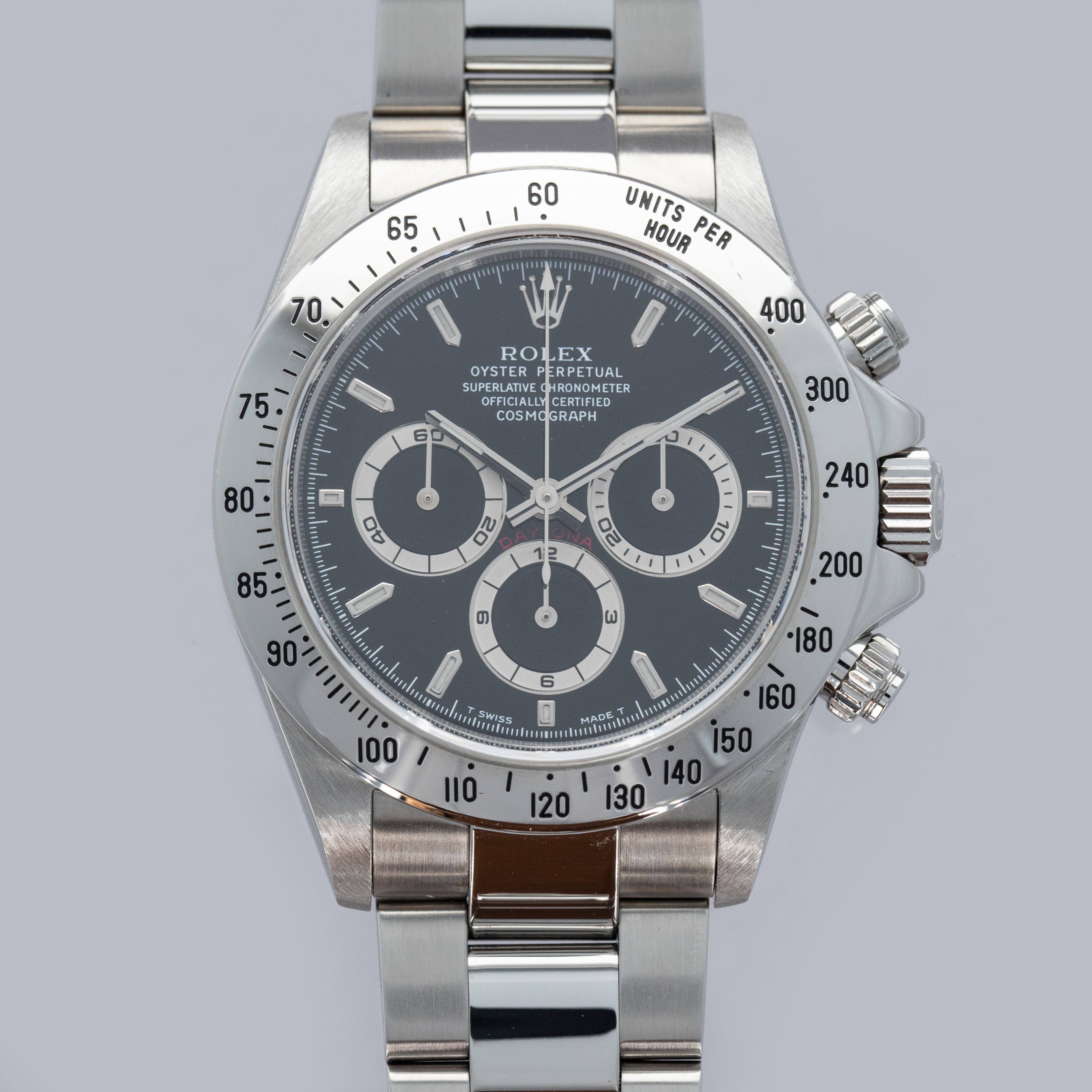 Rolex Cosmograph Daytona 16520 Zenith Movement Black Dial