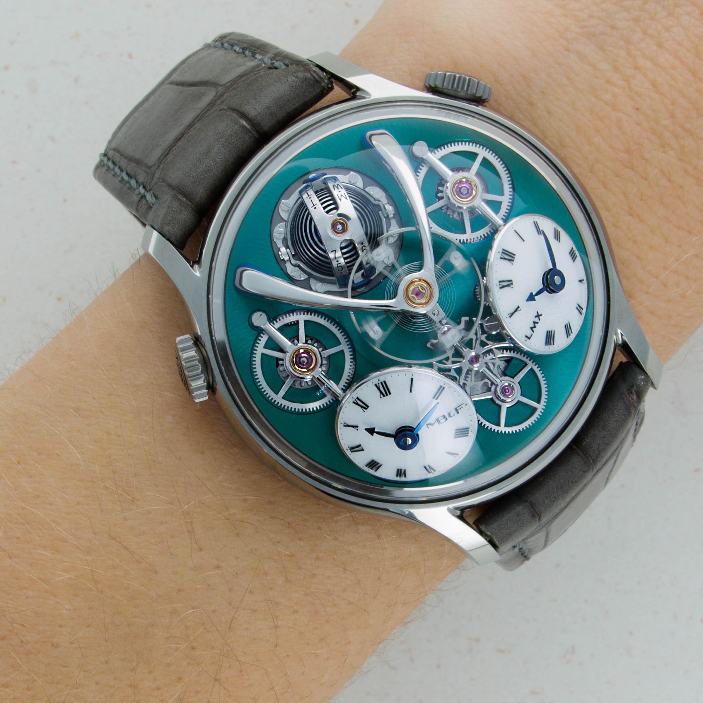 MB&F Legacy Machine LMX Titanium Green Dial 08.TL.G | Auctions