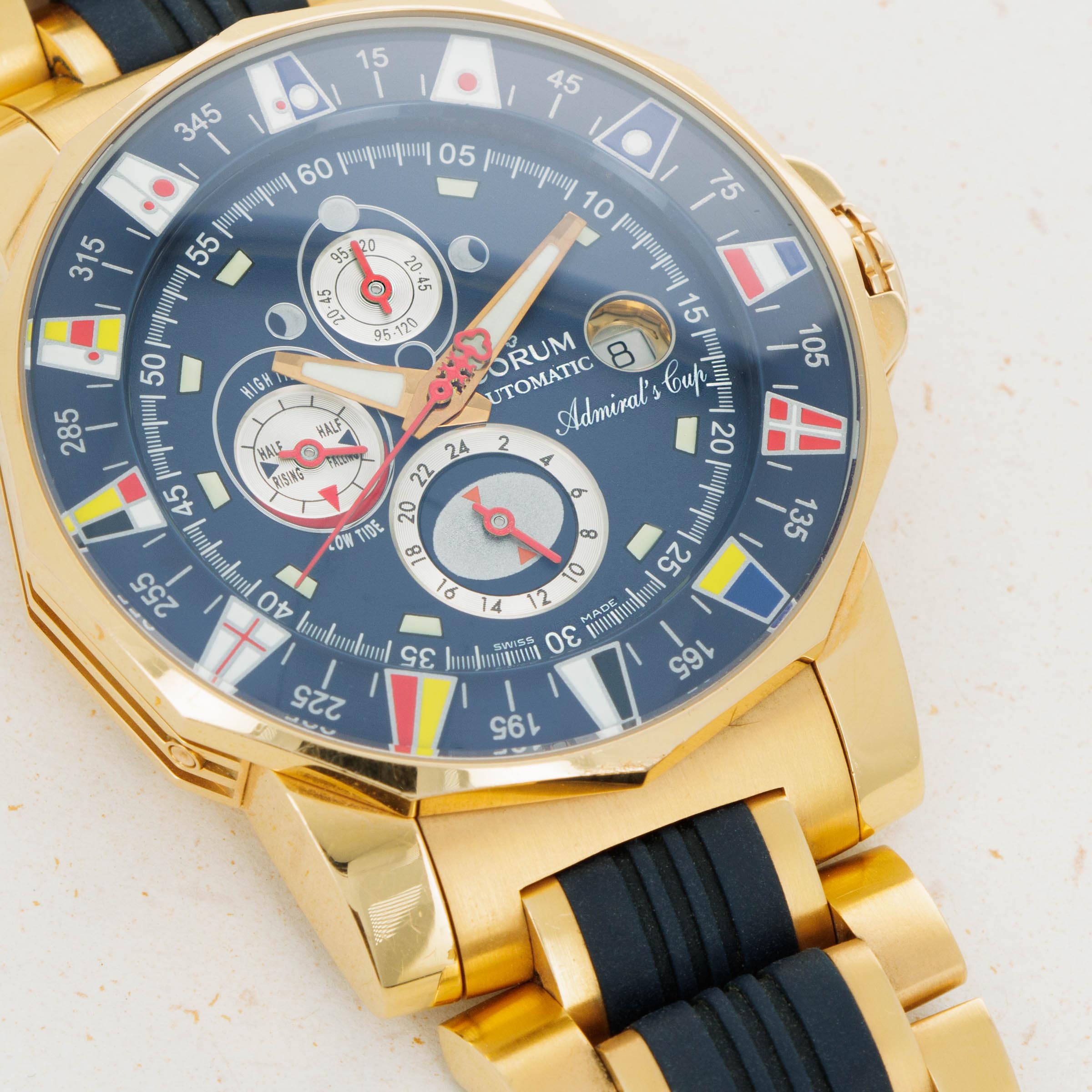 Corum Admiral s Cup 44 Tides Regatta 18k Rose Gold Auctions