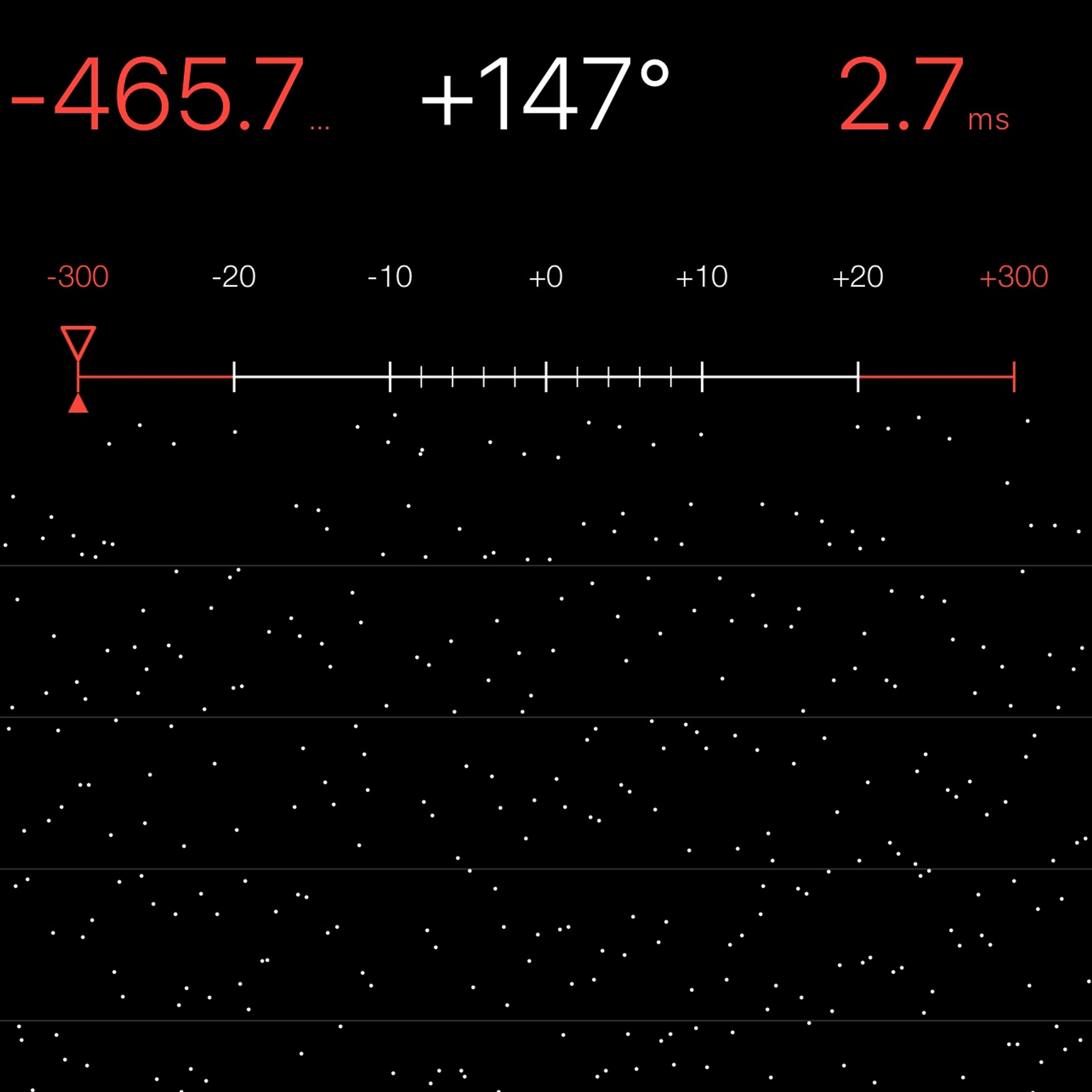 TIMING MACHINE READOUT