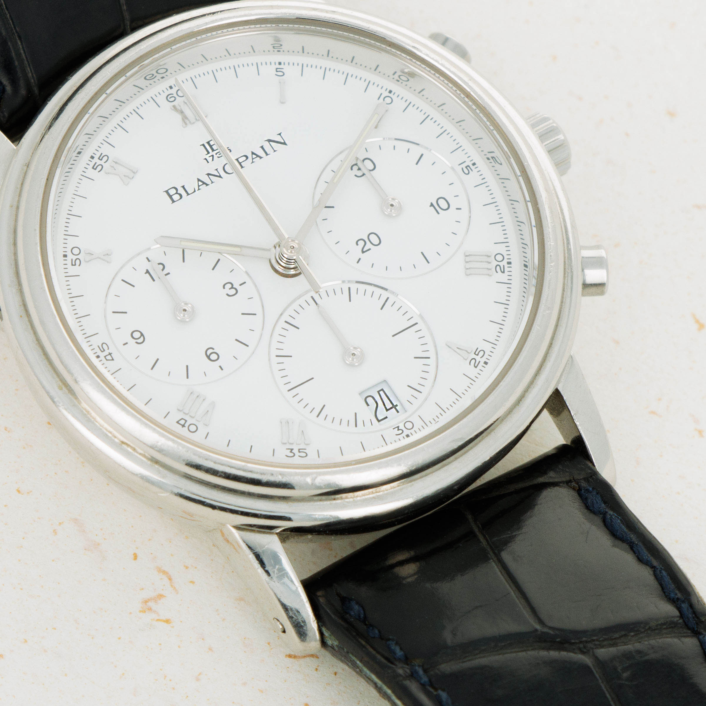 Blancpain Villeret Split Second Chronograph 1186 Platinum