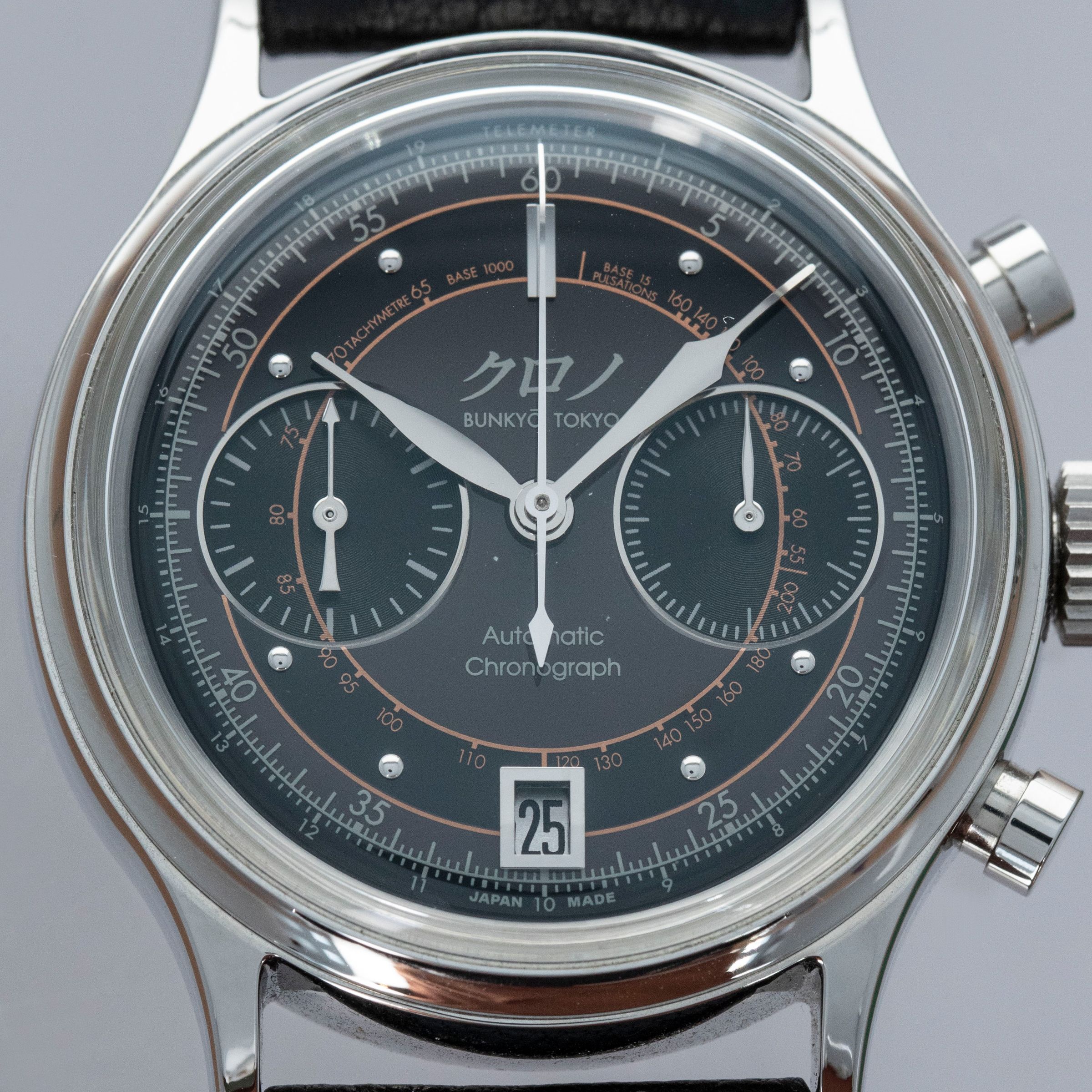 KURONO TOKYO CHRONOGRAPH II BLACK | Auctions | Loupe This