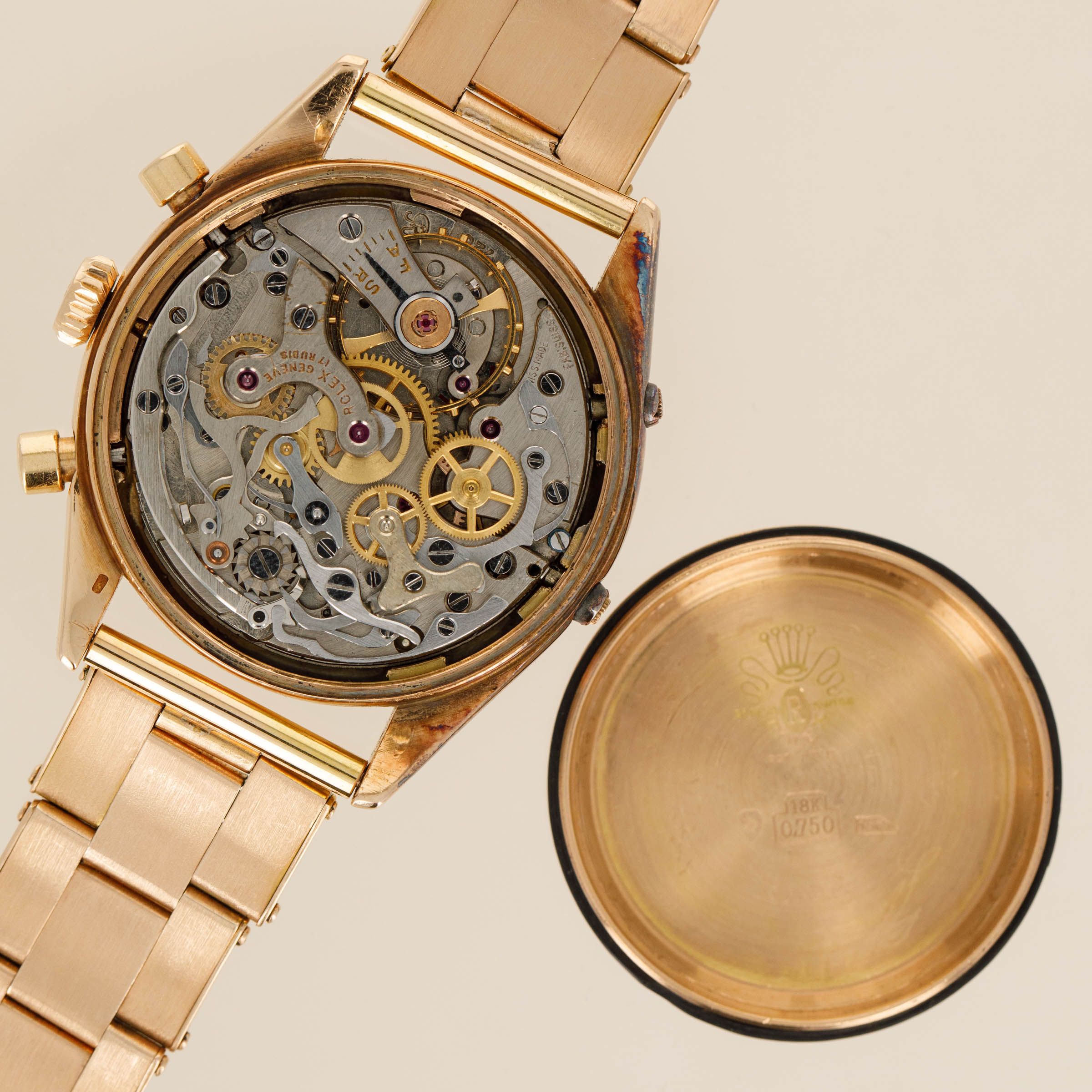 Rolex Triple Calendar Chronograph 6036 Jean Claude Killy 18k YR