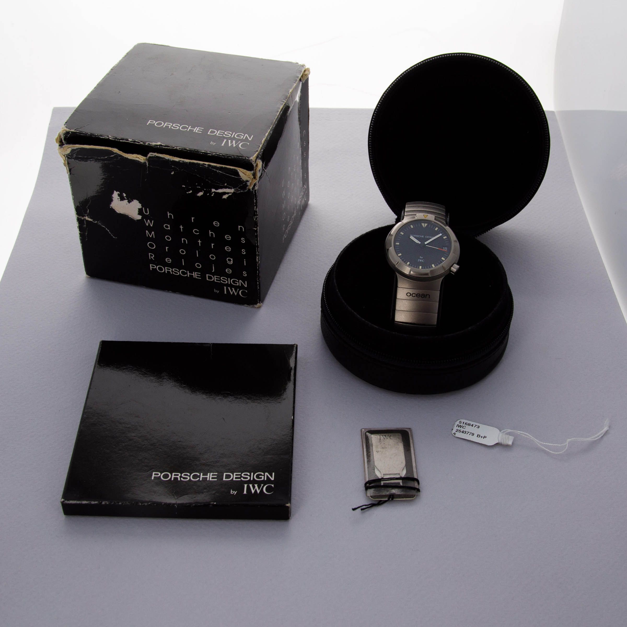 IWC Porsche Design Ocean 500 Diver Titanium Box and Papers