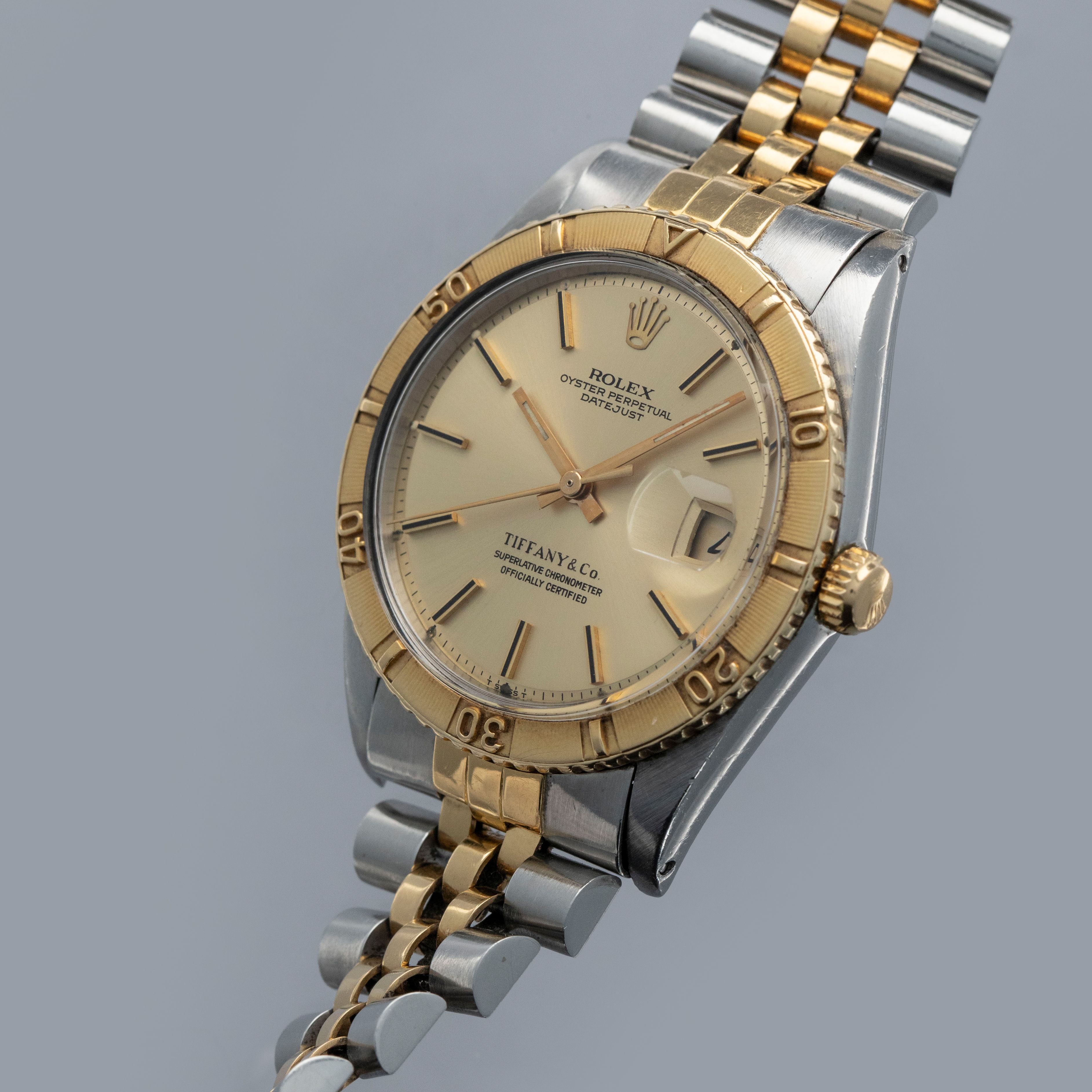 チェケラプランツ ⚠️要プロフ確認 ROLEX DATEJUST Rolex Datejust Turn-O-Graph 1625 Two-Tone Retailed by Tiffany & Co