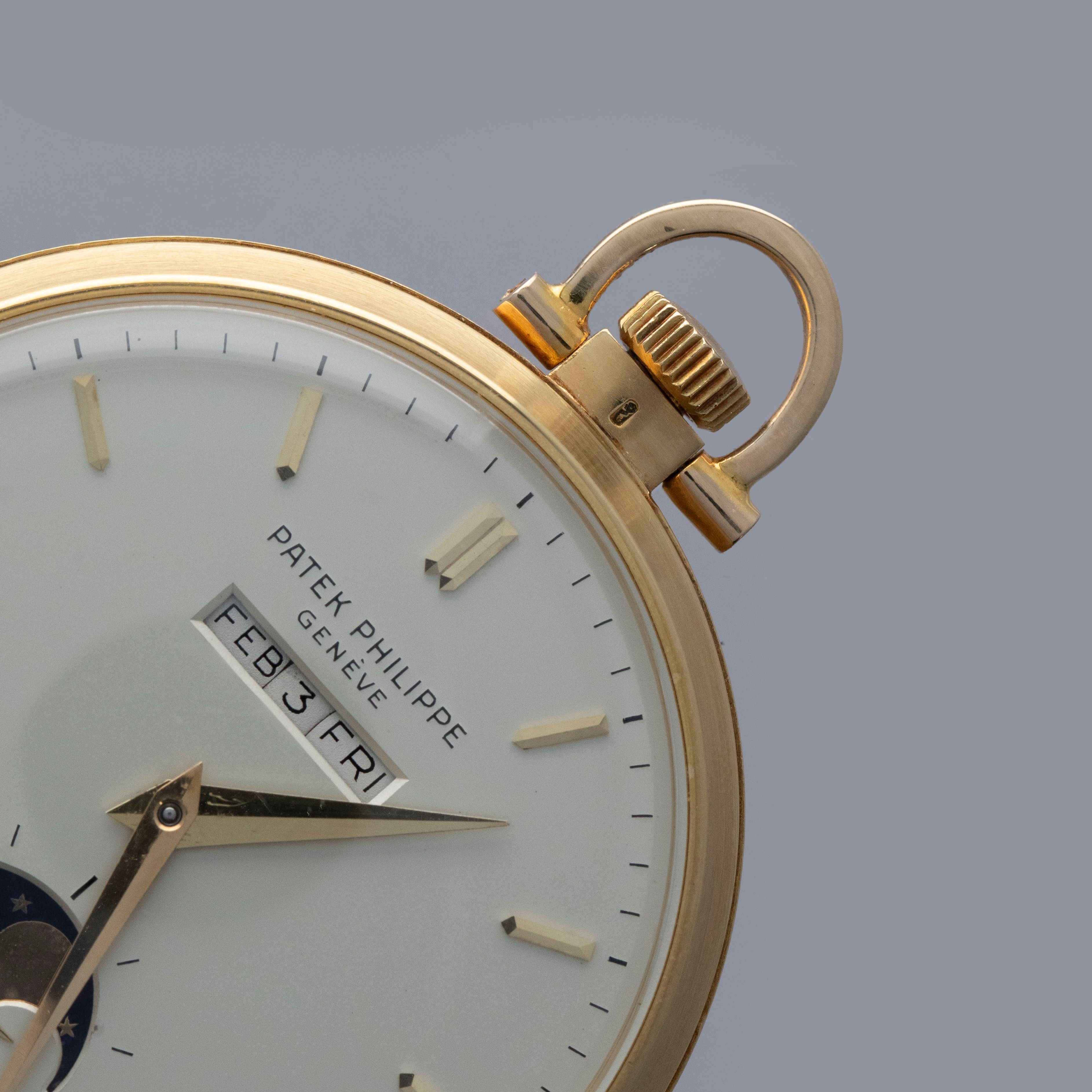 Patek Philippe ルーペ 、グローブ 、時計ふきセット Patek Philippe In-Line Perpetual Calendar Pocket Watch 725/2J 18K
