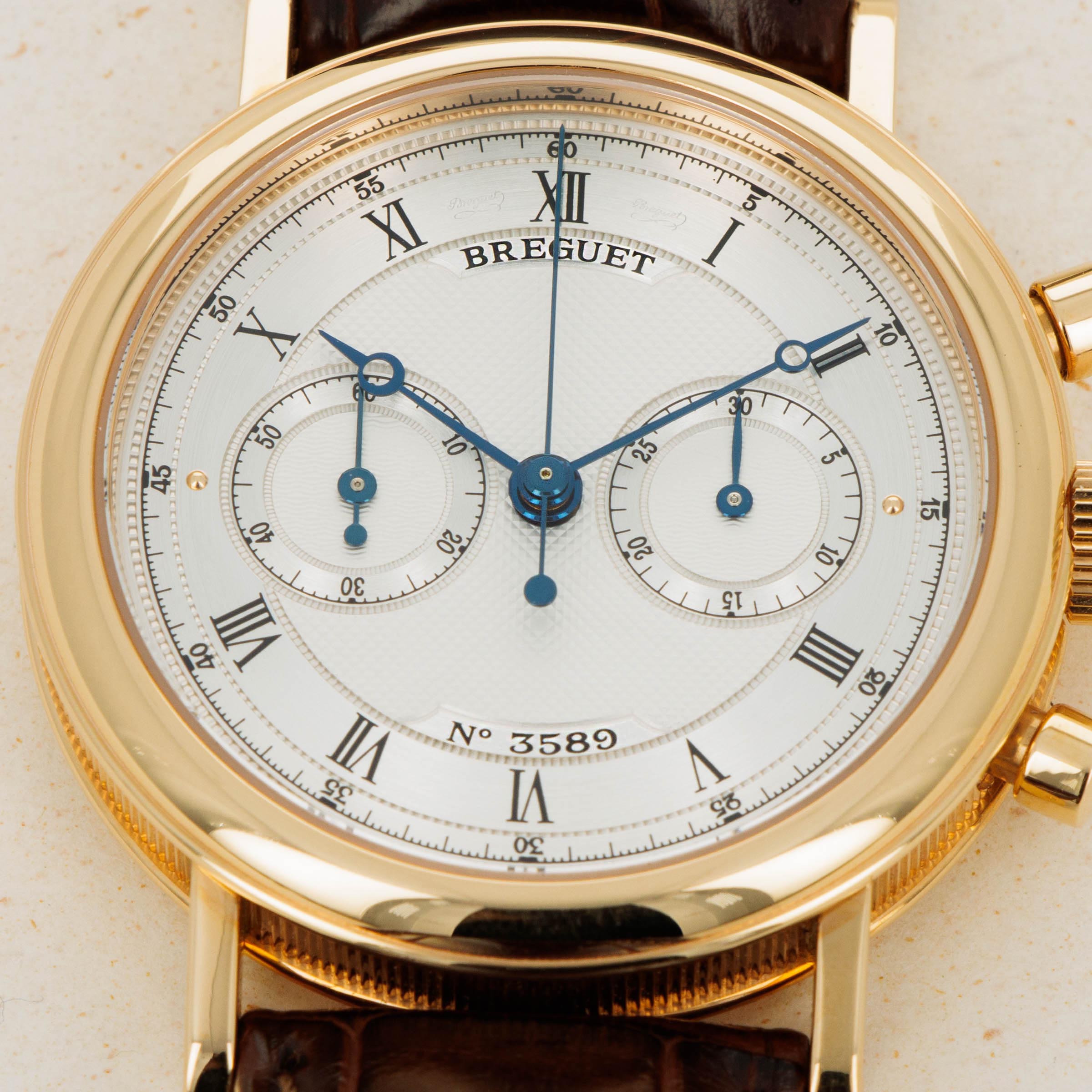 Breguet Classique Chronograph 5237 18k RG Auctions Loupe This