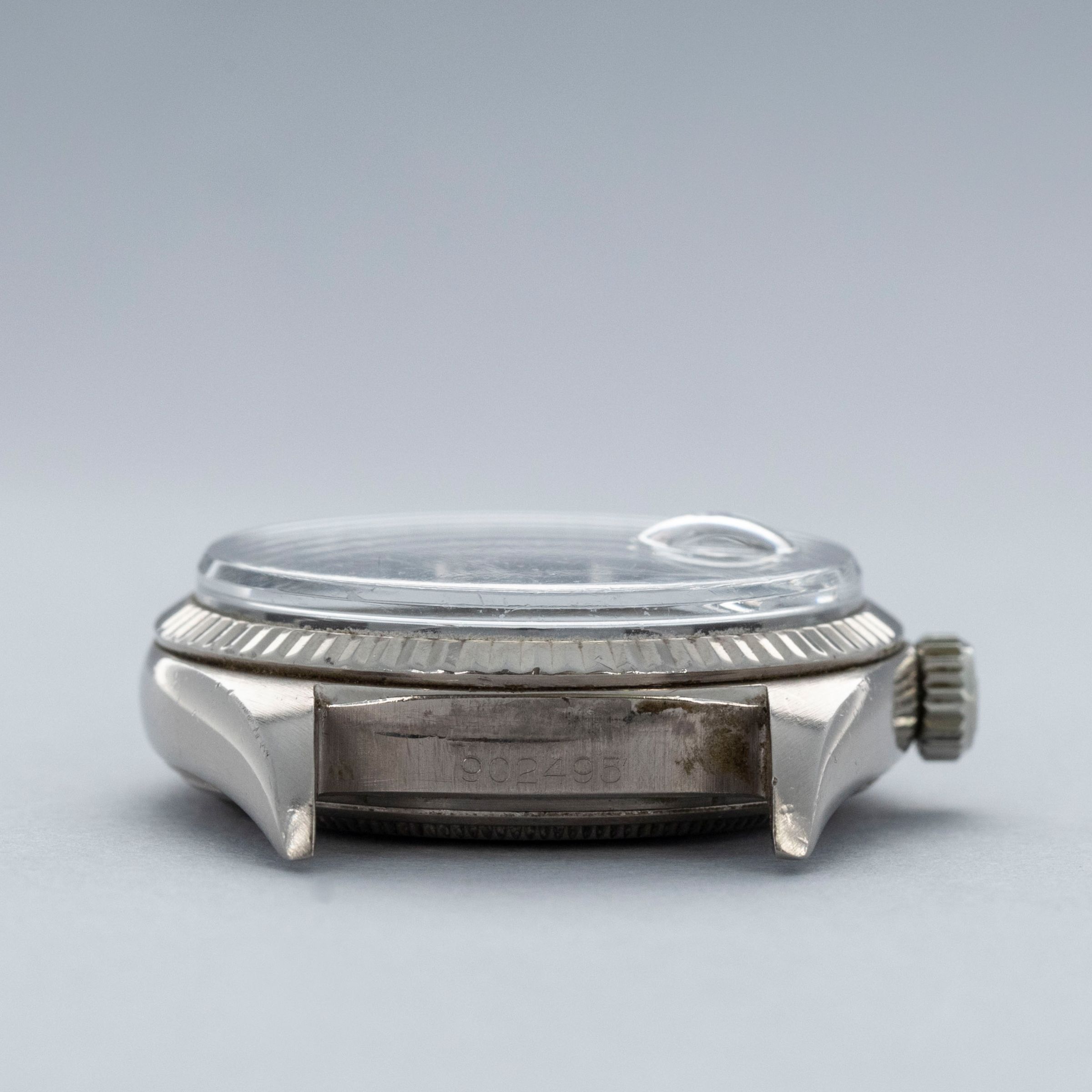 Rolex Day-Date 1803 Black Luminova Dial 18k WG | Auctions | Loupe This