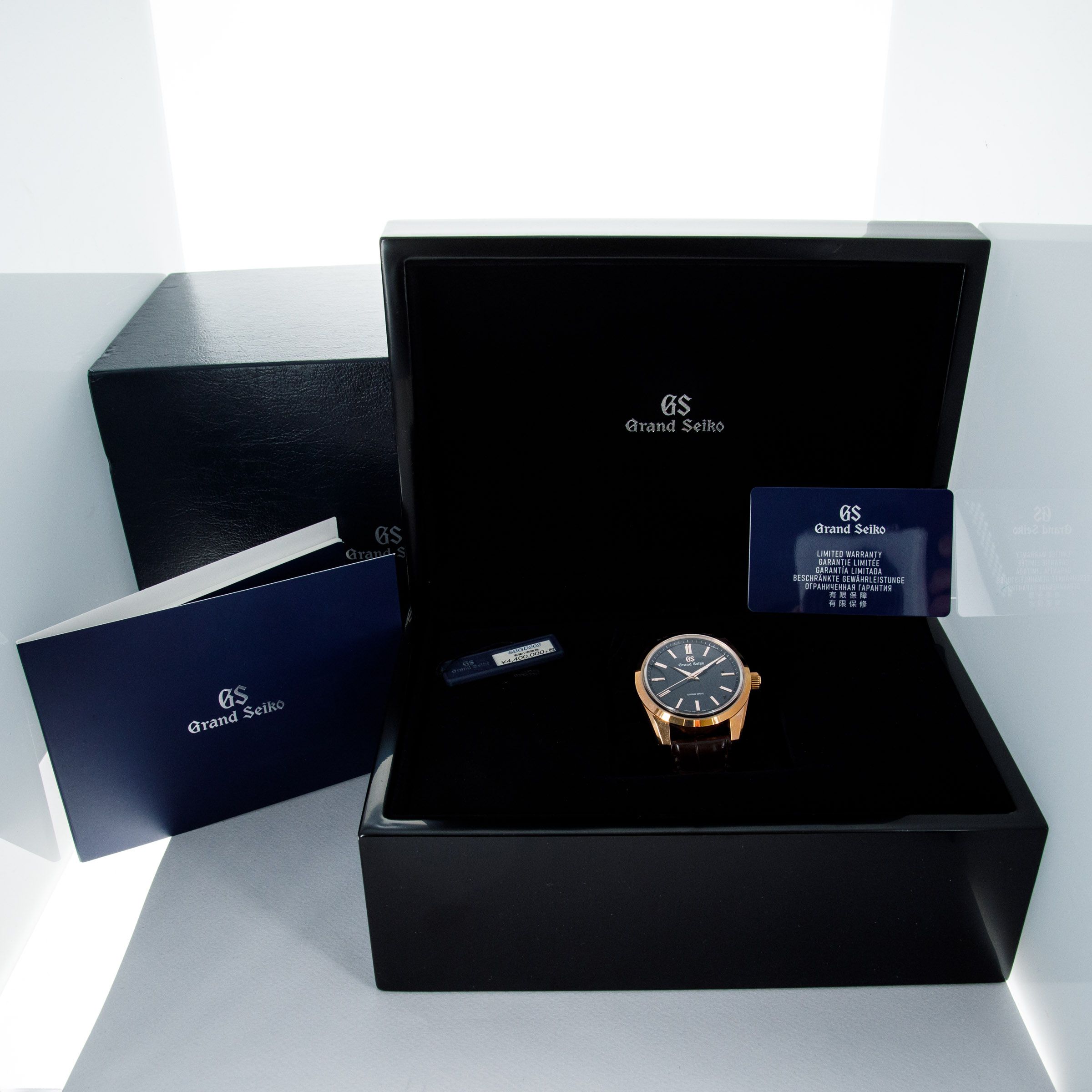 Grand Seiko Spring Drive 8 Day SBGD202 18k RG | Auctions | Loupe This