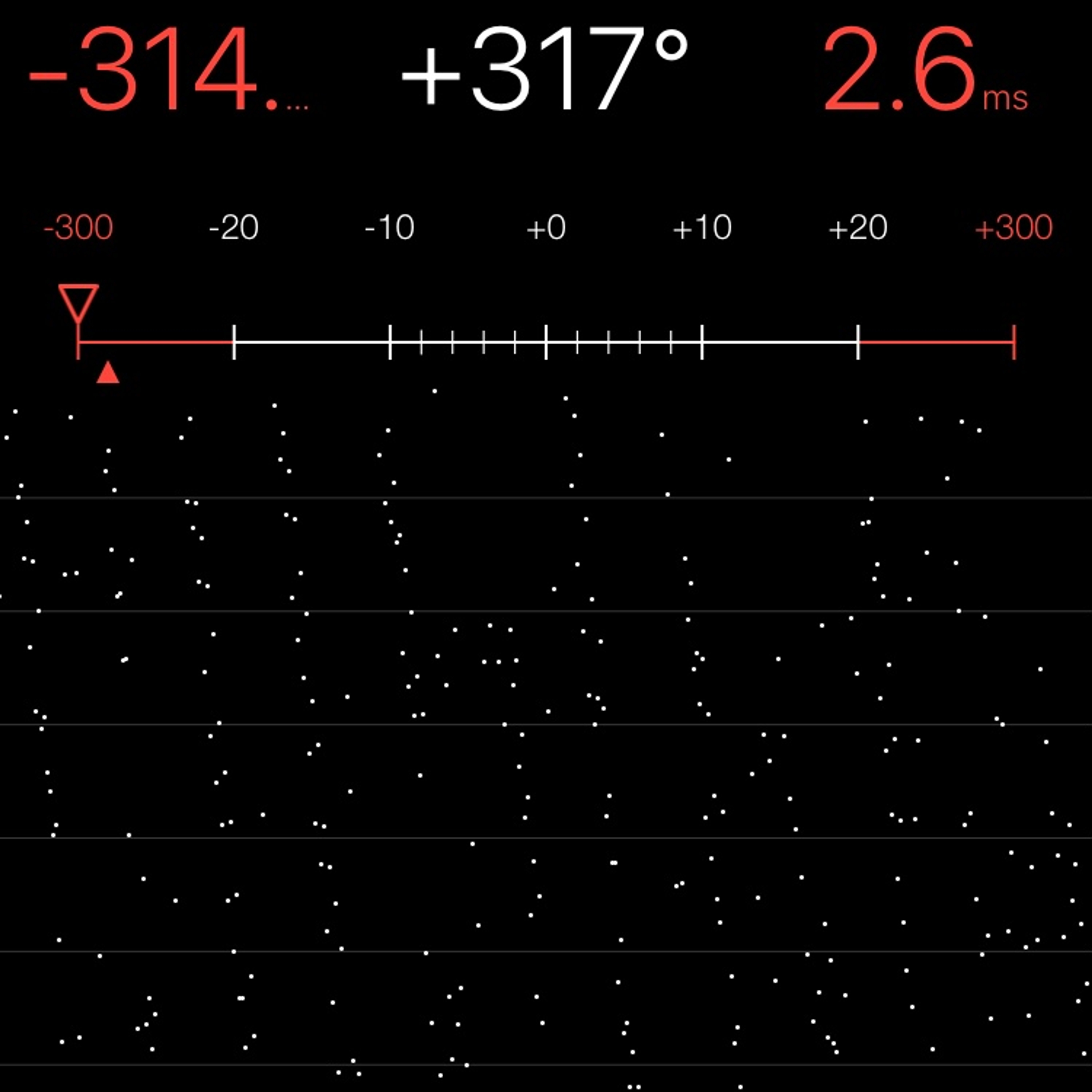 TIMING MACHINE READOUT