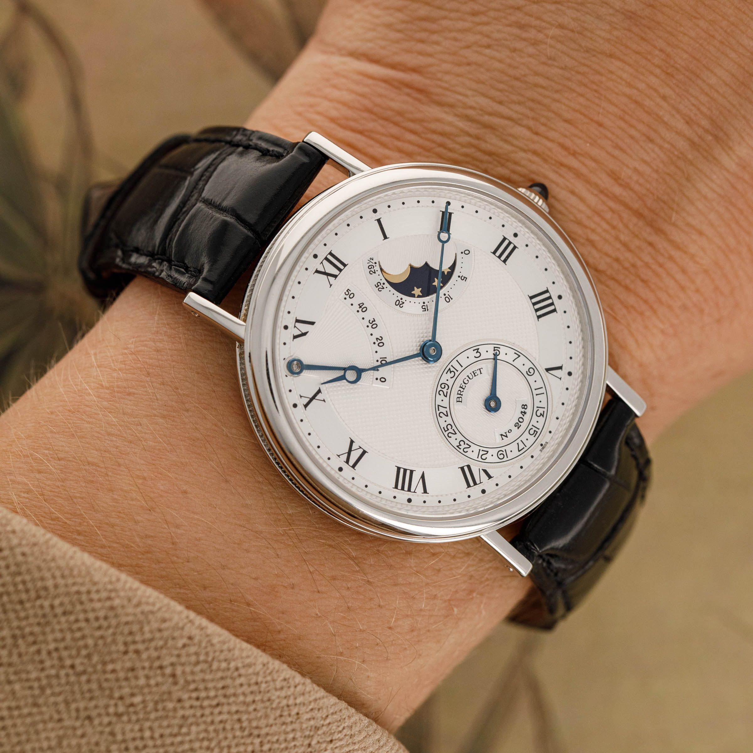 Breguet Classique Power Reserve Moonphase 3130 Platinum | Auctions