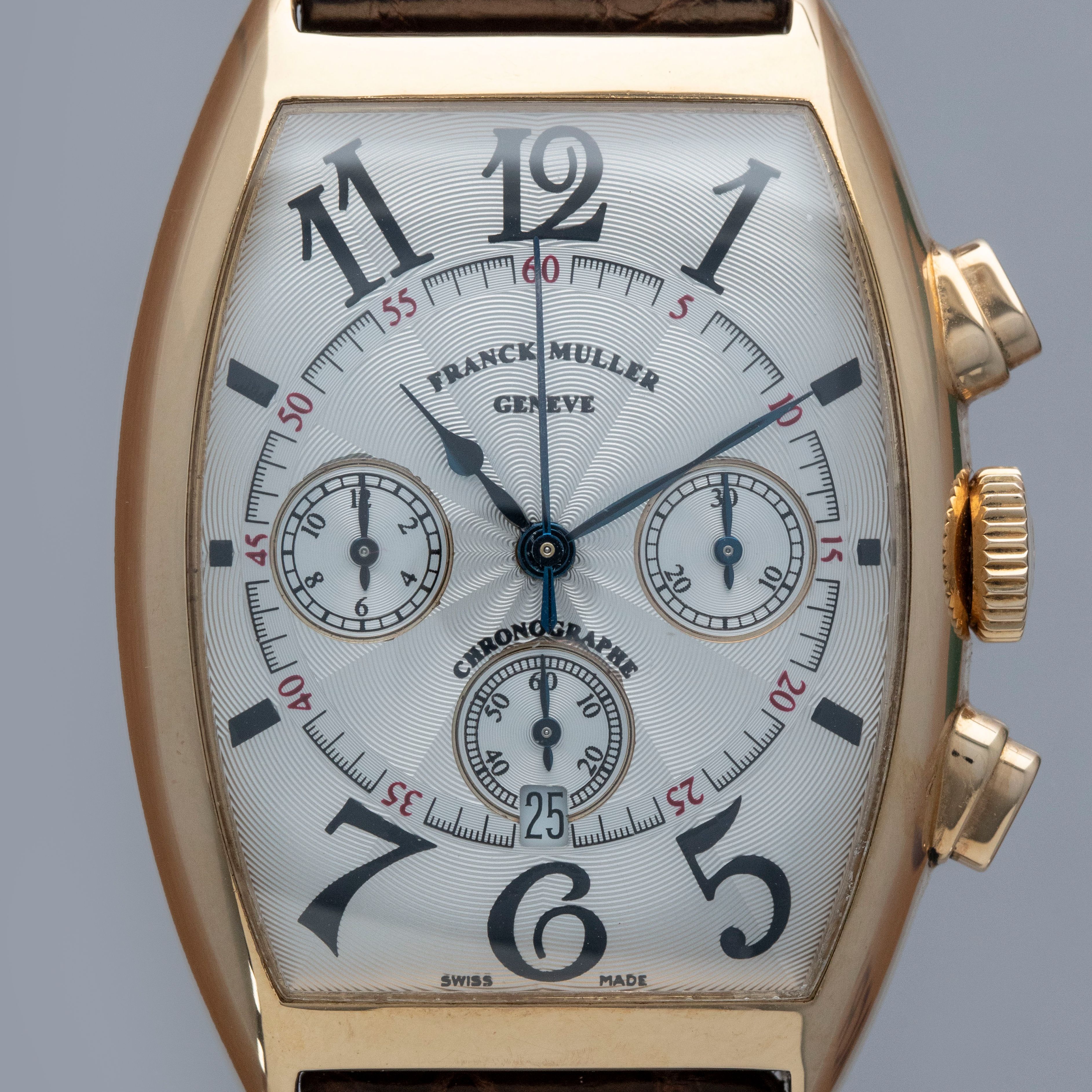 Franck Muller Cintree Curvex Chronograph 6850 CC AT 18k YG
