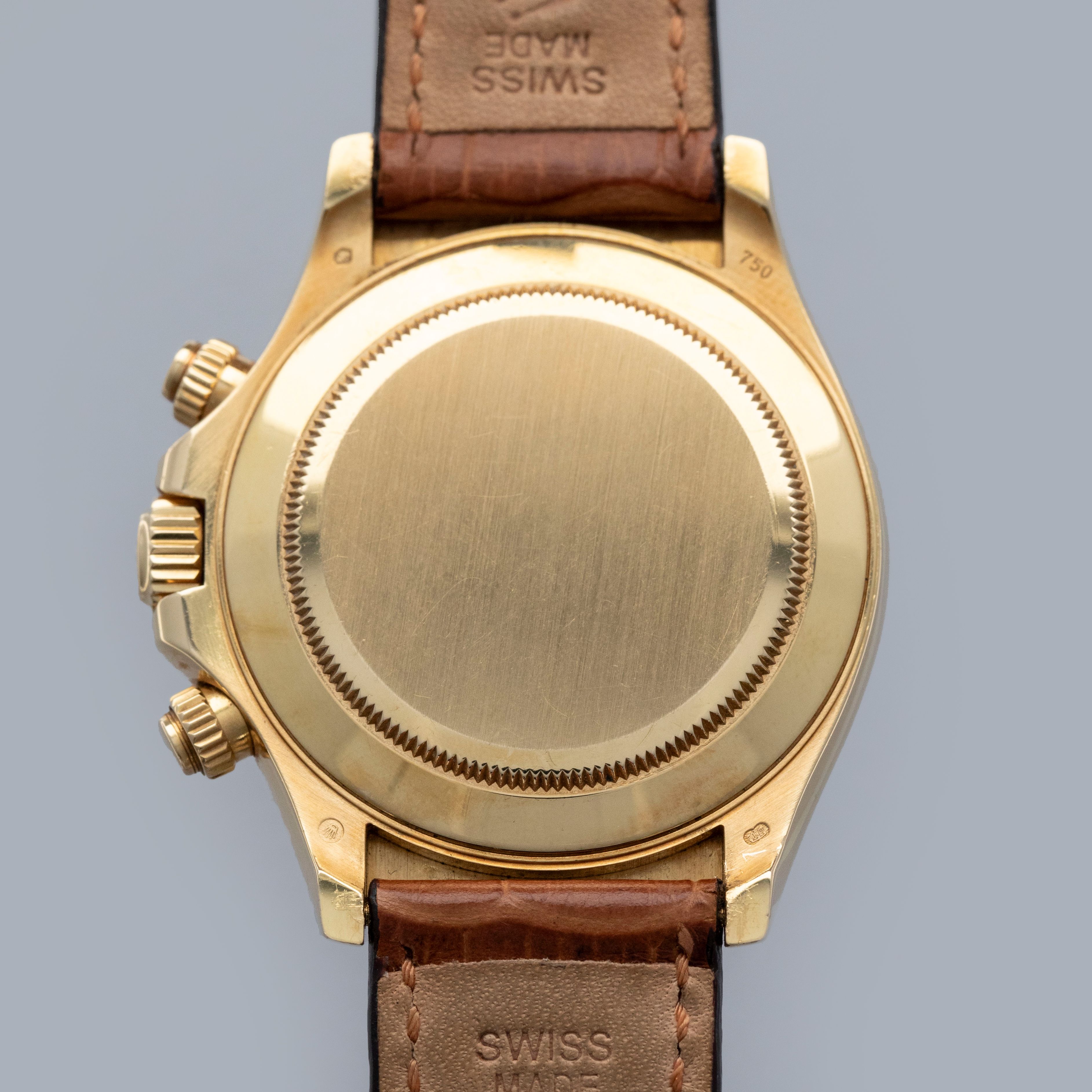 Rolex Cosmograph Daytona 116518 Blue Racing Dial 18k YG | Auctions