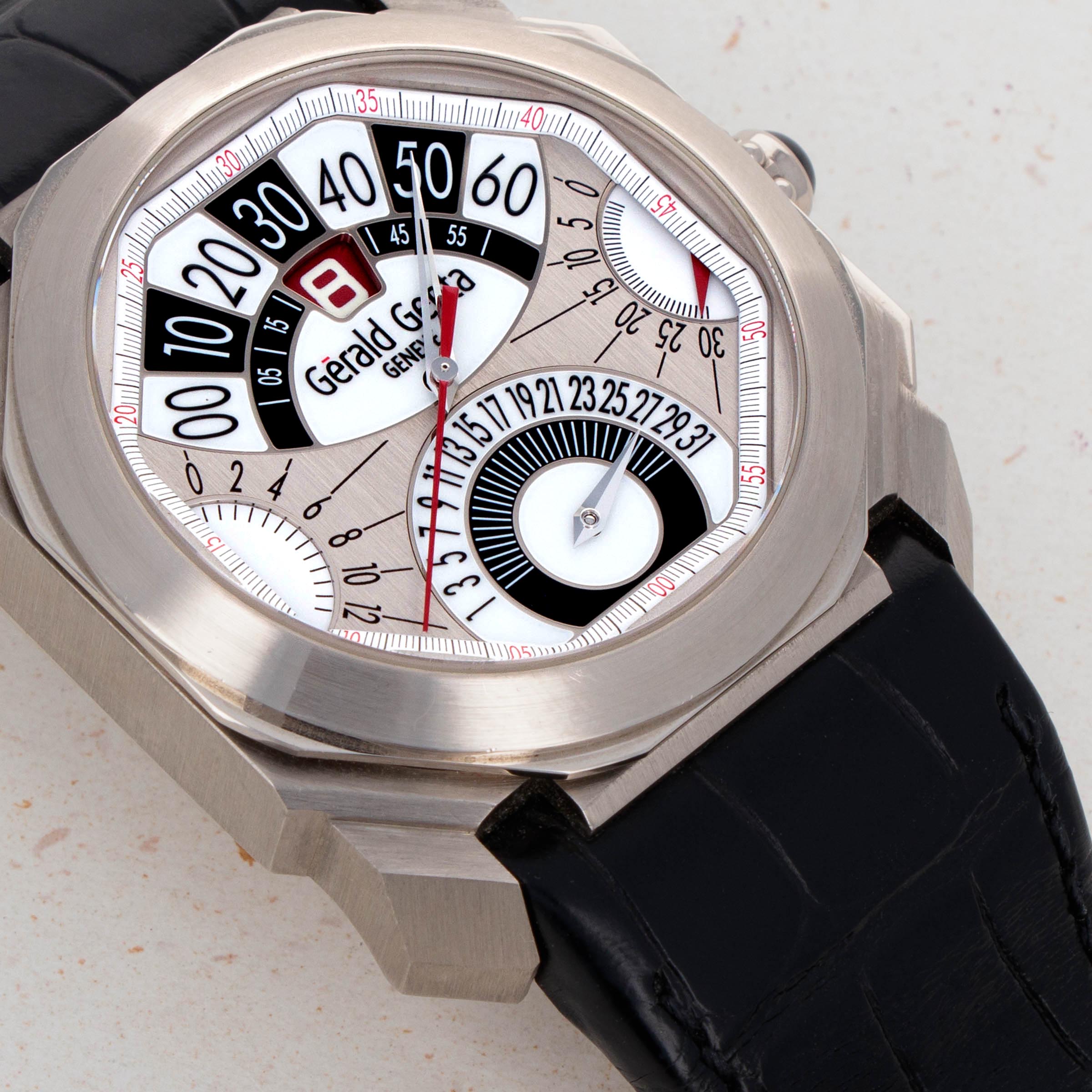 Gerald Genta Octo Perpetual Chrono 18k White Gold Auctions