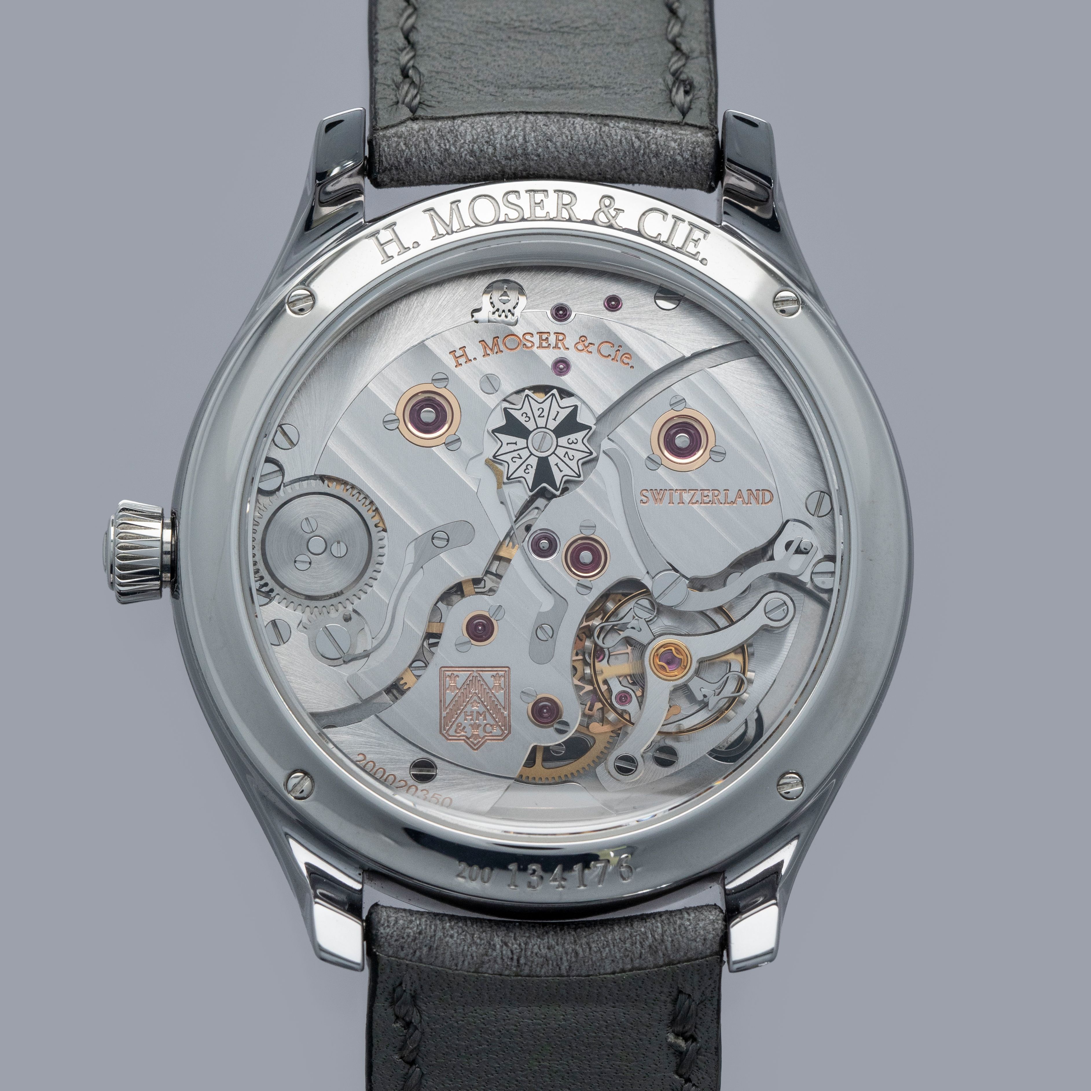 H. Moser & Cie. Endeavour Perpetual Calendar 1800-2000 Blue Enamel