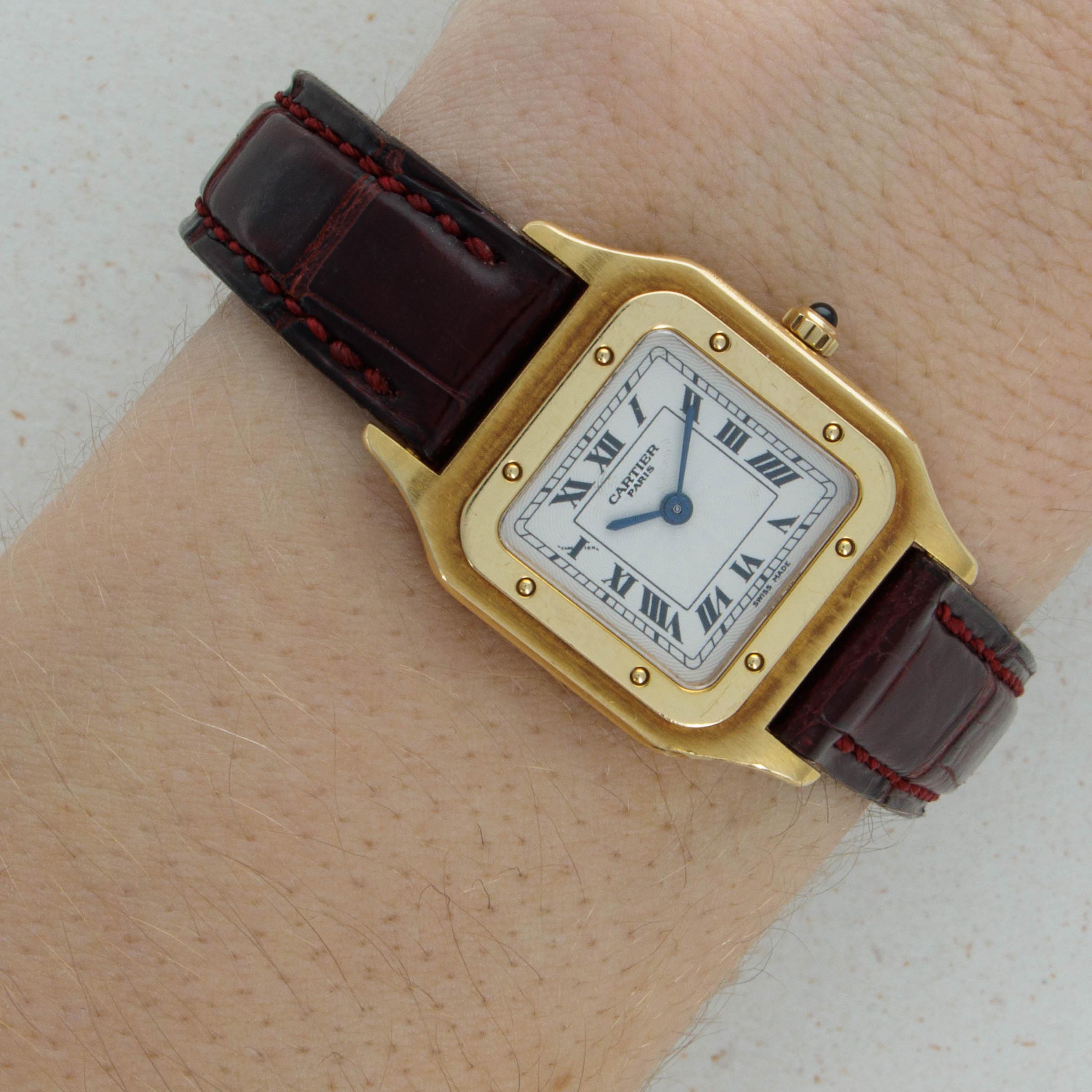 Cartier Santos トランプ　購入者限定　【廃盤　激レア】 Cartier Santos Dumont 1577 18k YG | Auctions | Loupe This