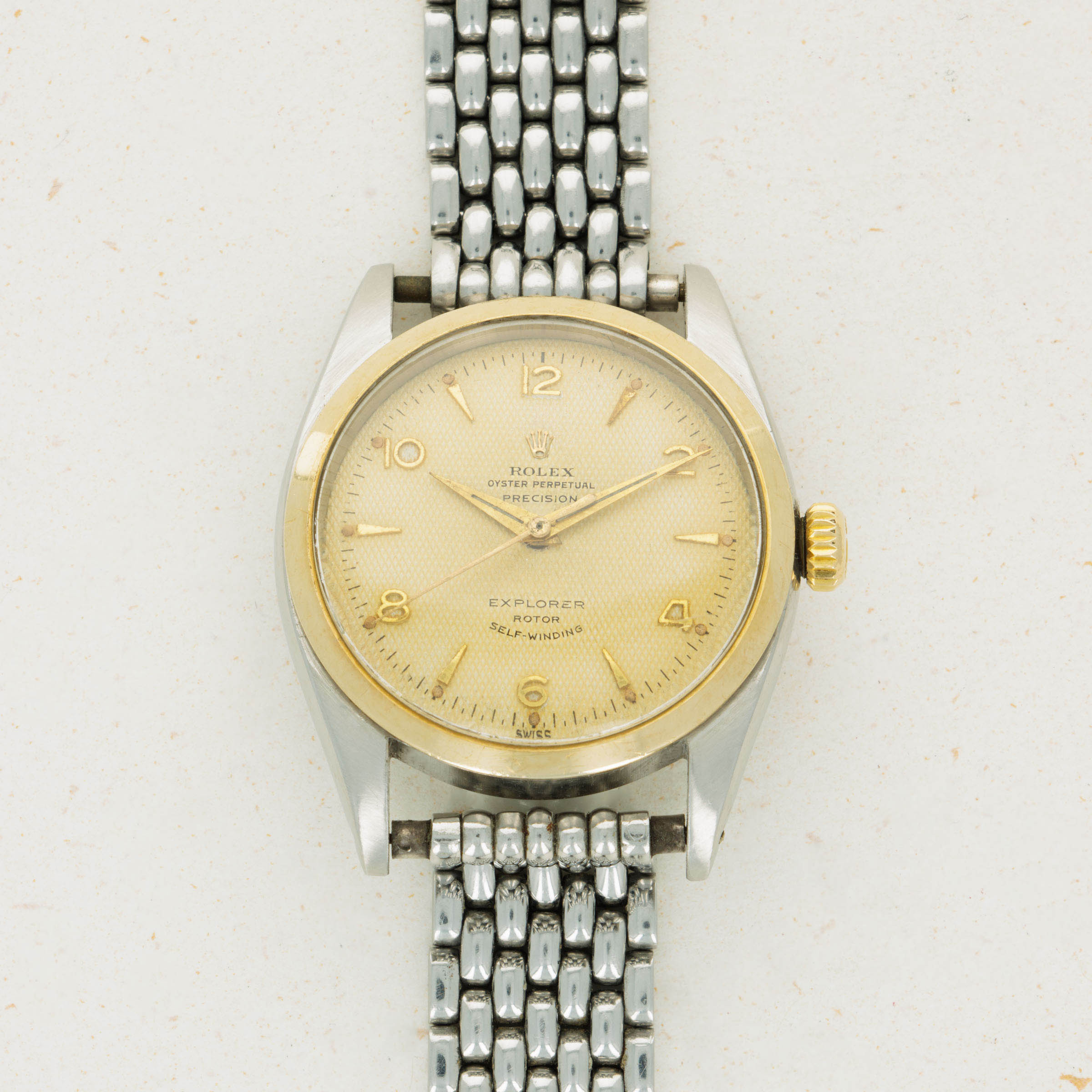 Rolex waffle online dial