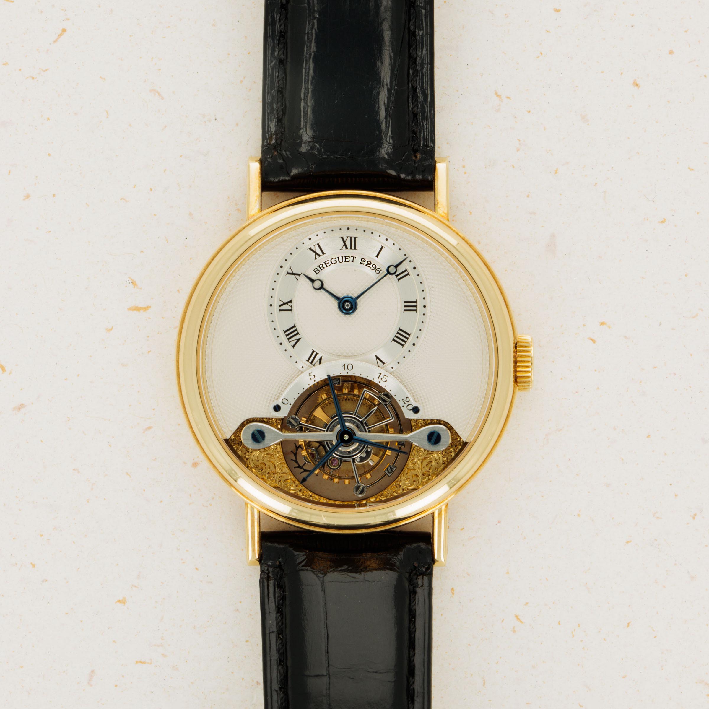 Breguet Tourbillon Messidor 3350 18k YG Auctions Loupe This