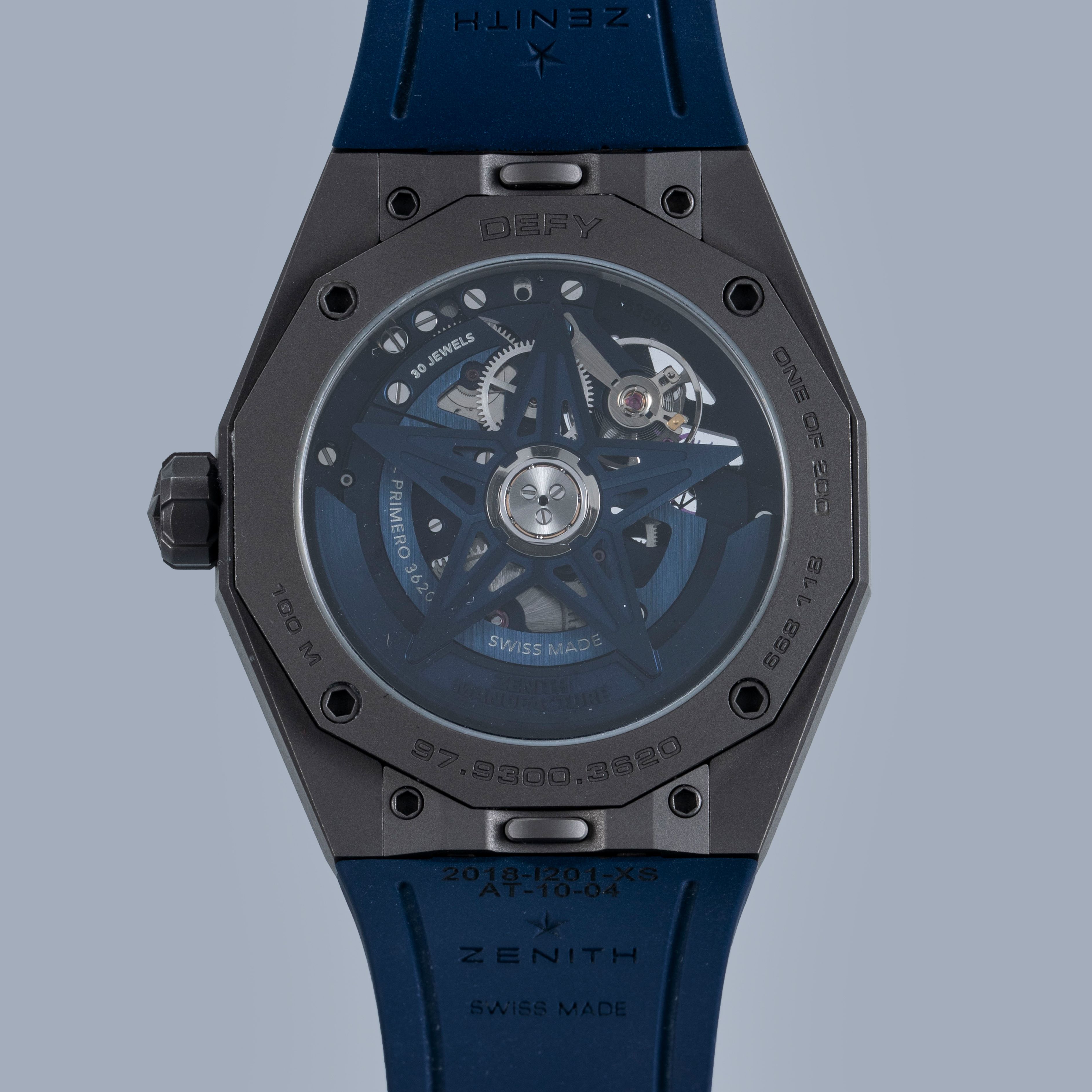 Zenith Defy Skyline Skeleton Night Surfer x Time+Tide 97.9300.3620