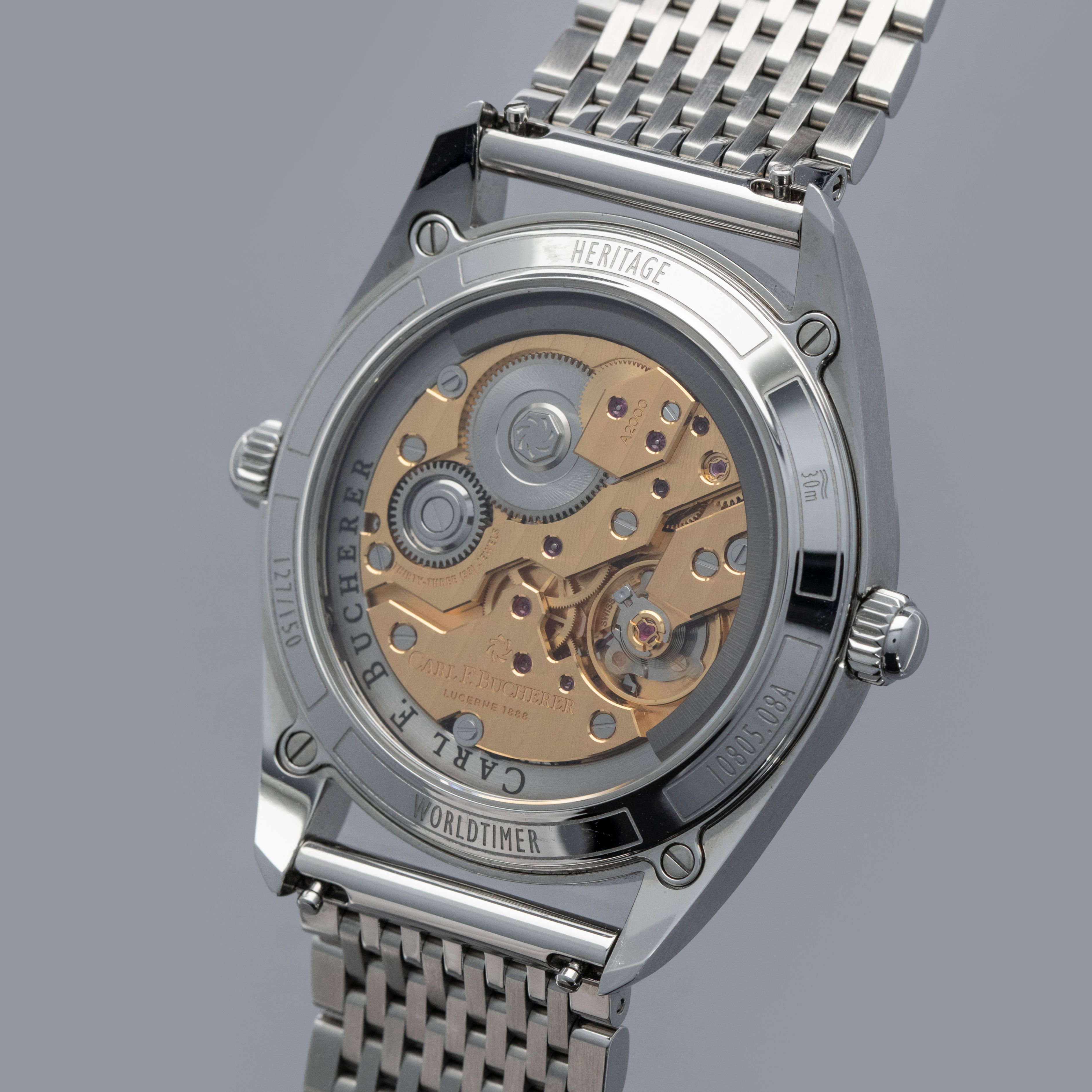 CARL F. BUCHERER HERITAGE WORLDTIMER 00.10805.08.53.99 LIMITED